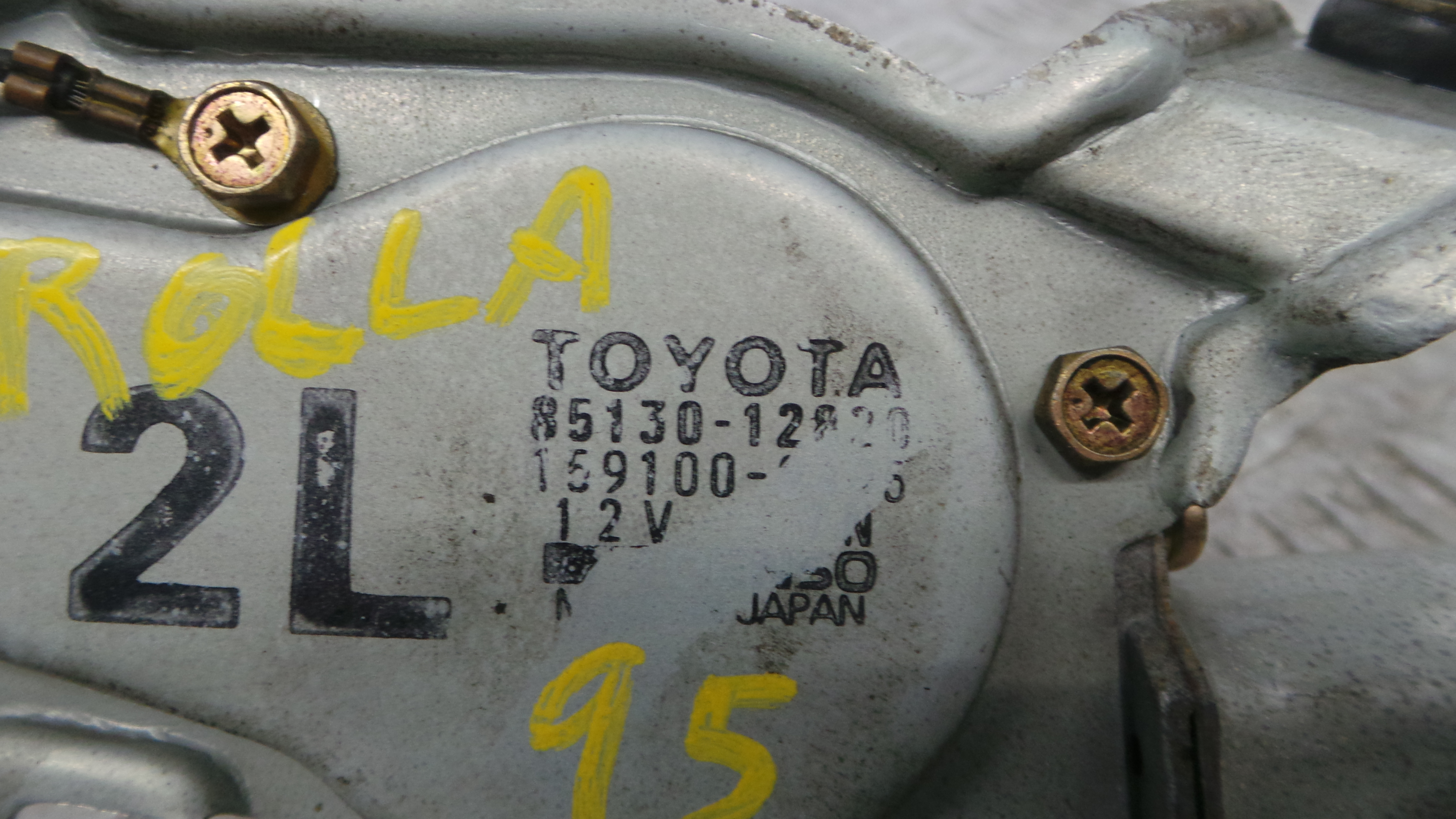 Motor Limpa Vidros Trás 85130-12820 - TOYOTA COROLLA (_E10_)-38256677