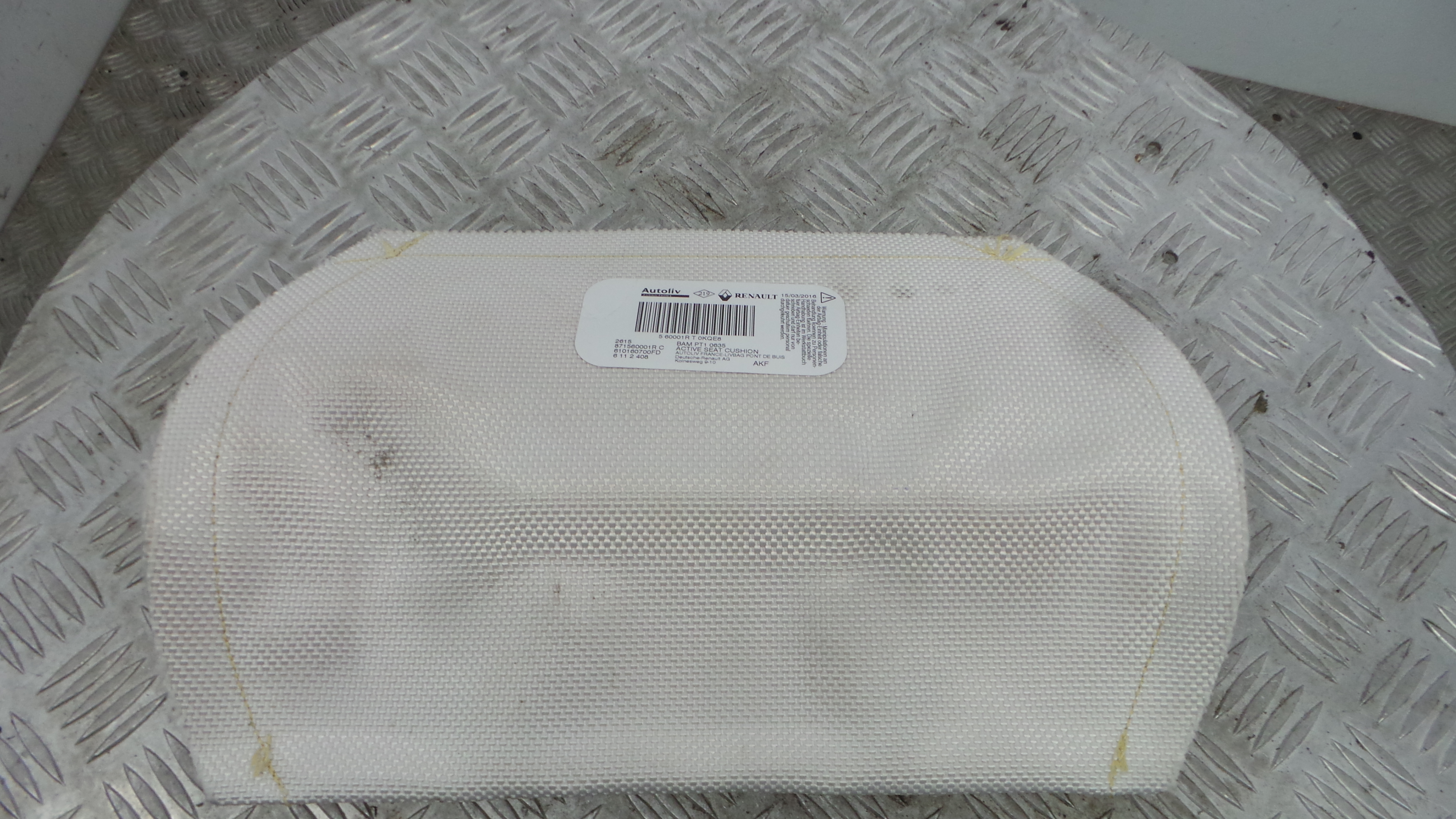 Airbag Banco Dto 871560001R - RENAULT ZOE (BFM_)-38273698 Airbag Banco Dto 871560001R - RENAULT ZOE (BFM_)-38273698