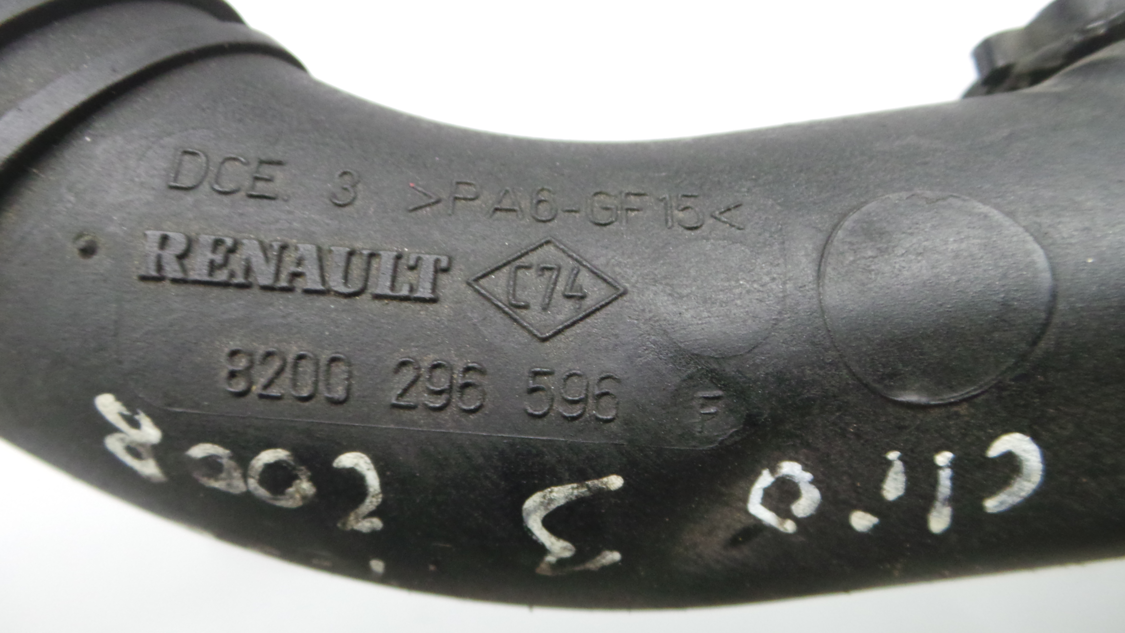 Tubo Intercooler 8200296596F - RENAULT CLIO III (BR0/1, CR0/1)-38298153