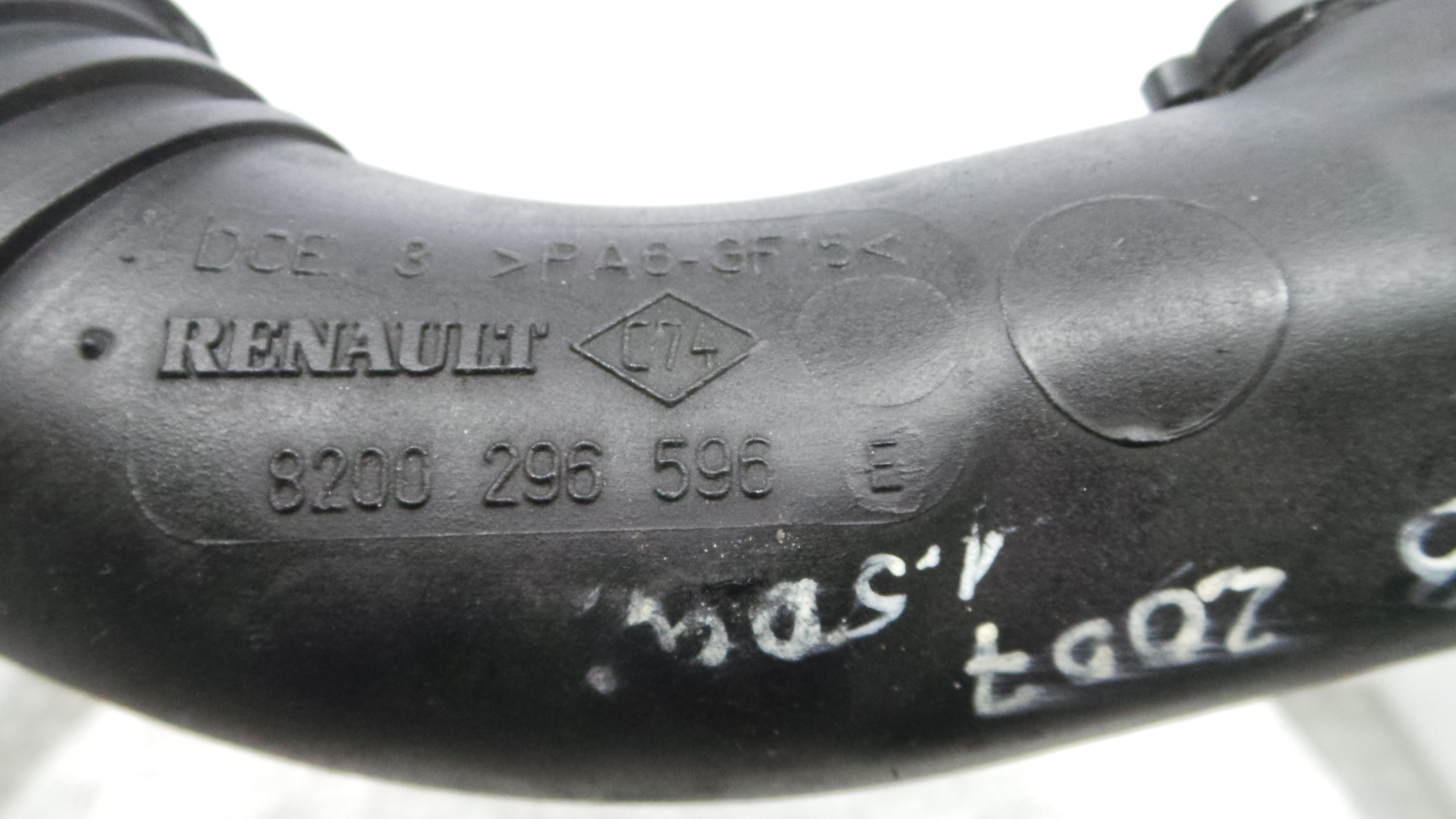 Tubo Intercooler 8200296596E - RENAULT CLIO III (BR0/1, CR0/1)-38298160