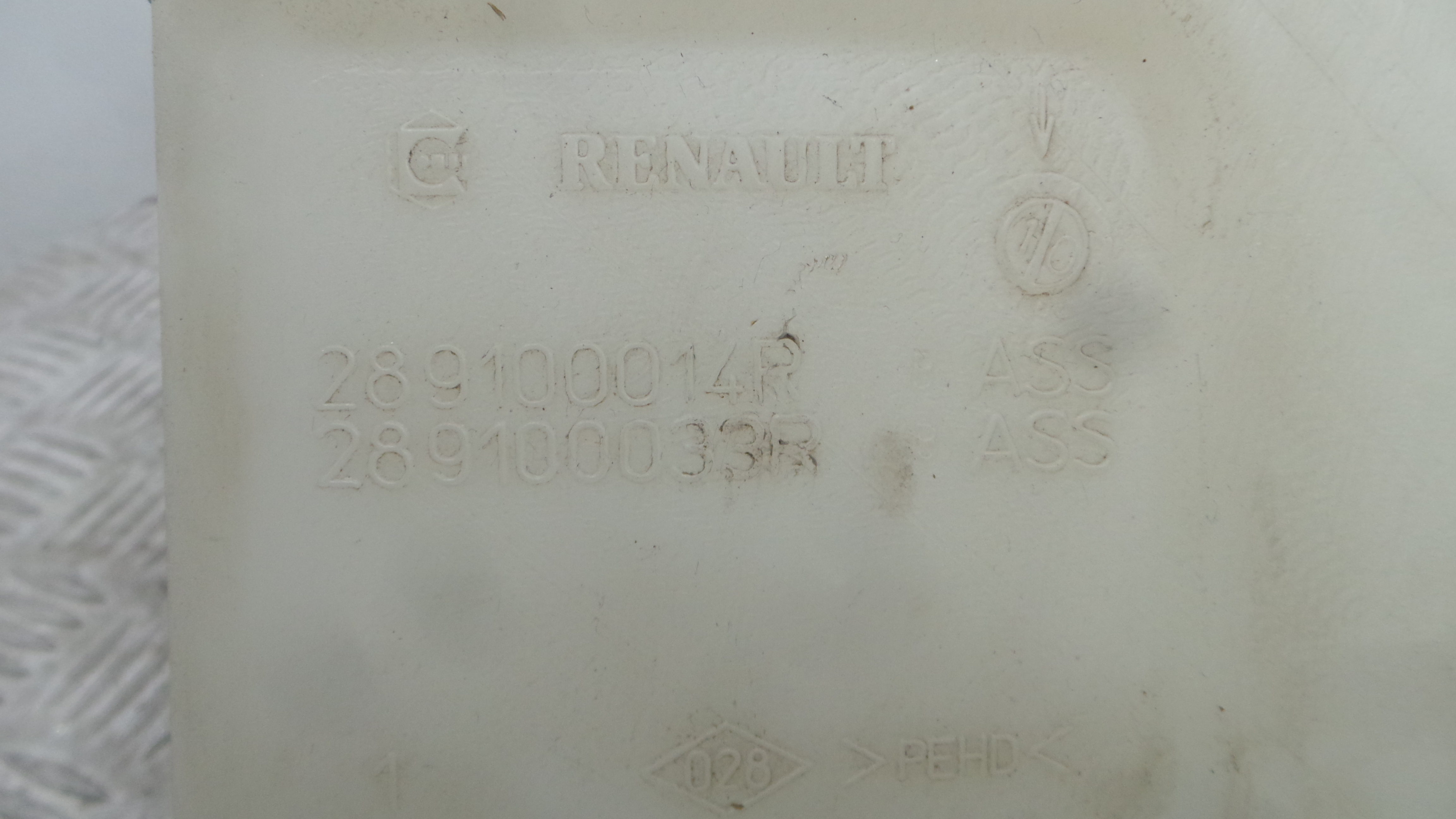 Deposito Reservatório Limpa Vidros Para Brisas 289100014R - RENAULT MEGANE III Hatchback (BZ0/1_, B-38312258