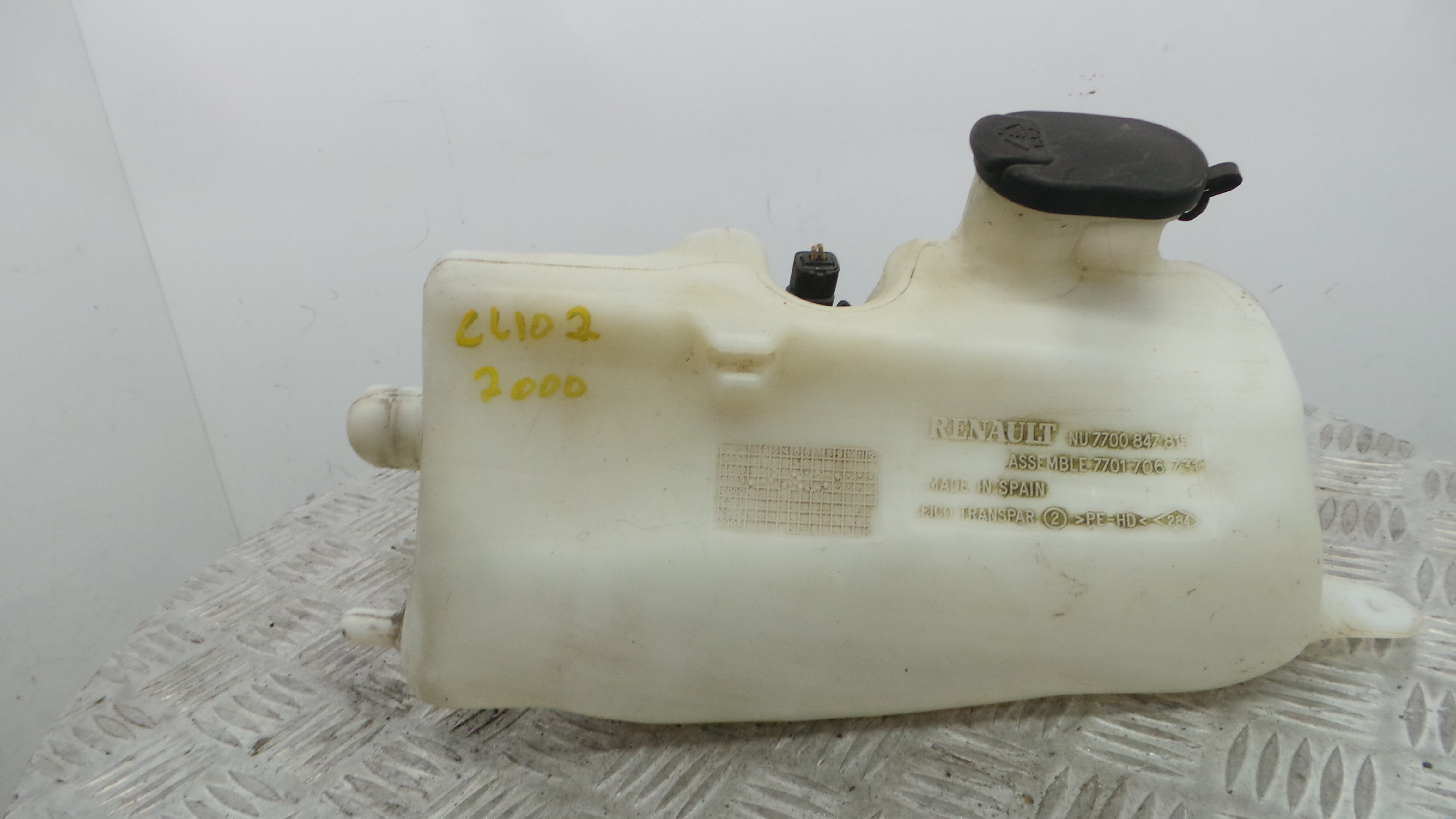 Deposito Reservatório Limpa Vidros Para Brisas 7700847815 - RENAULT CLIO II (BB_, CB_), CLIO Mk II -38312297