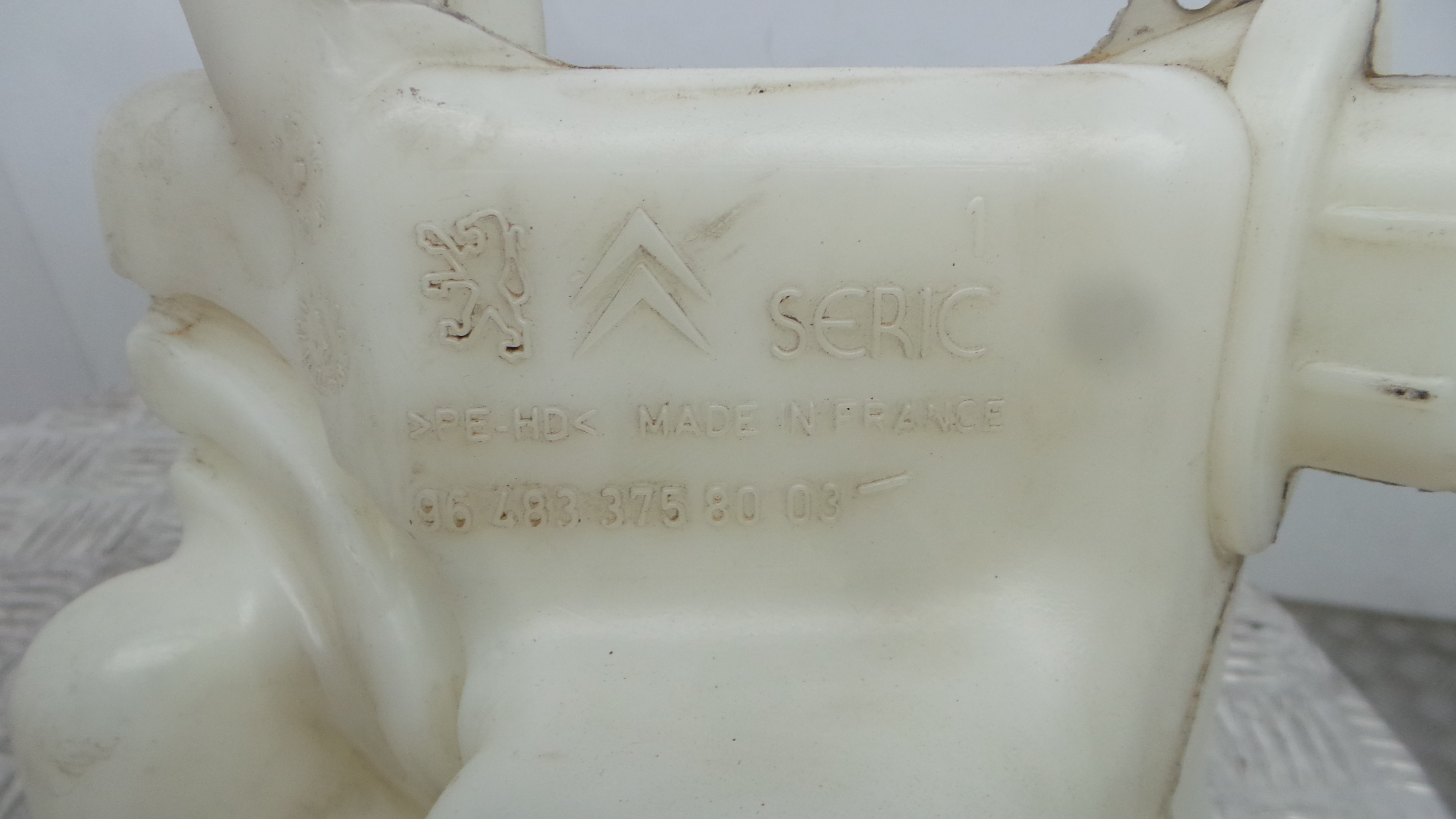 Deposito Reservatório Limpa Vidros Para Brisas 9648337580 - PEUGEOT 207 (WA_, WC_), 207/207+ (WA_, -38335043