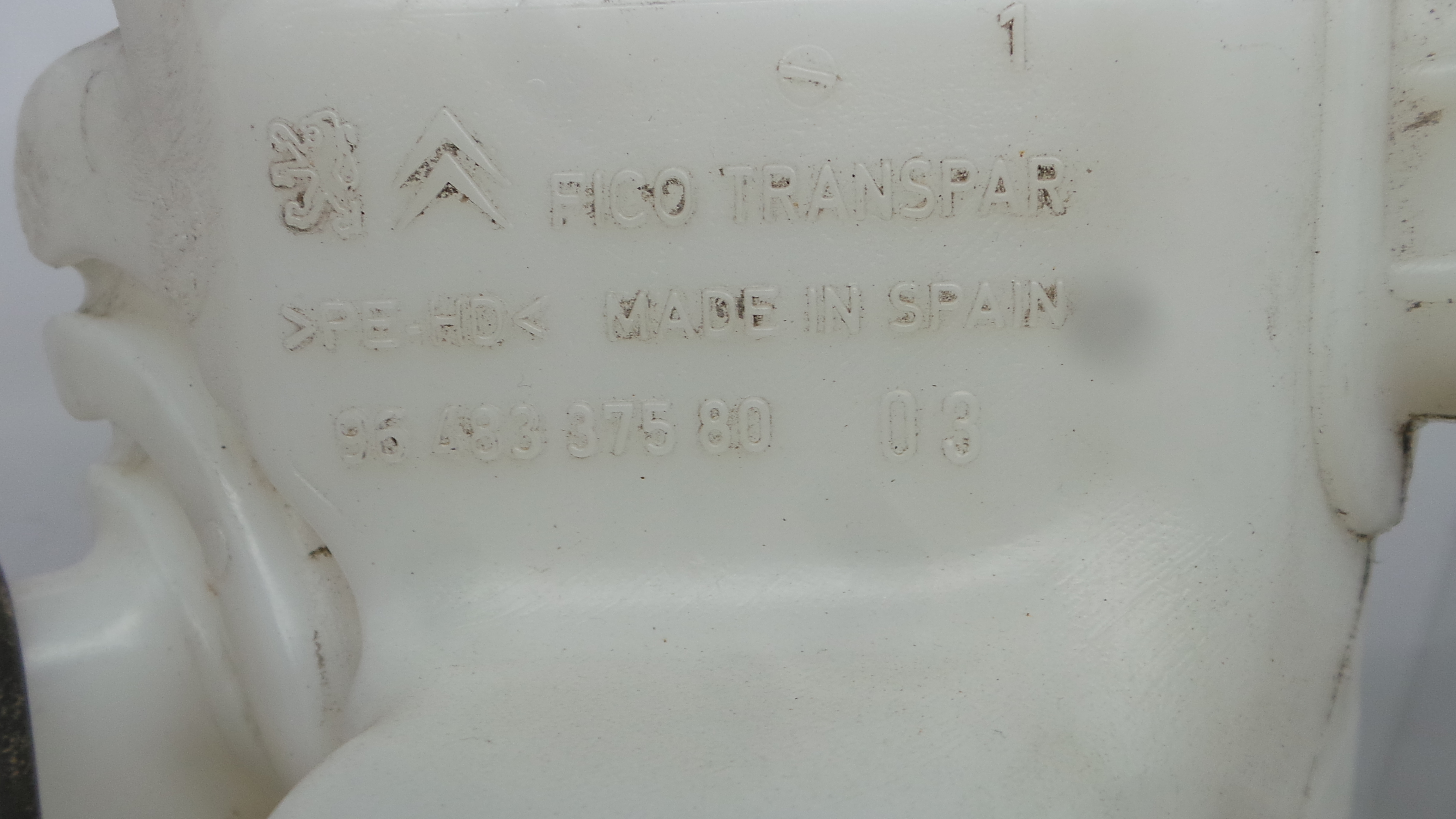 Deposito Reservatório Limpa Vidros Para Brisas 9648337580 - PEUGEOT 207 (WA_, WC_), 207/207+ (WA_, -38335046