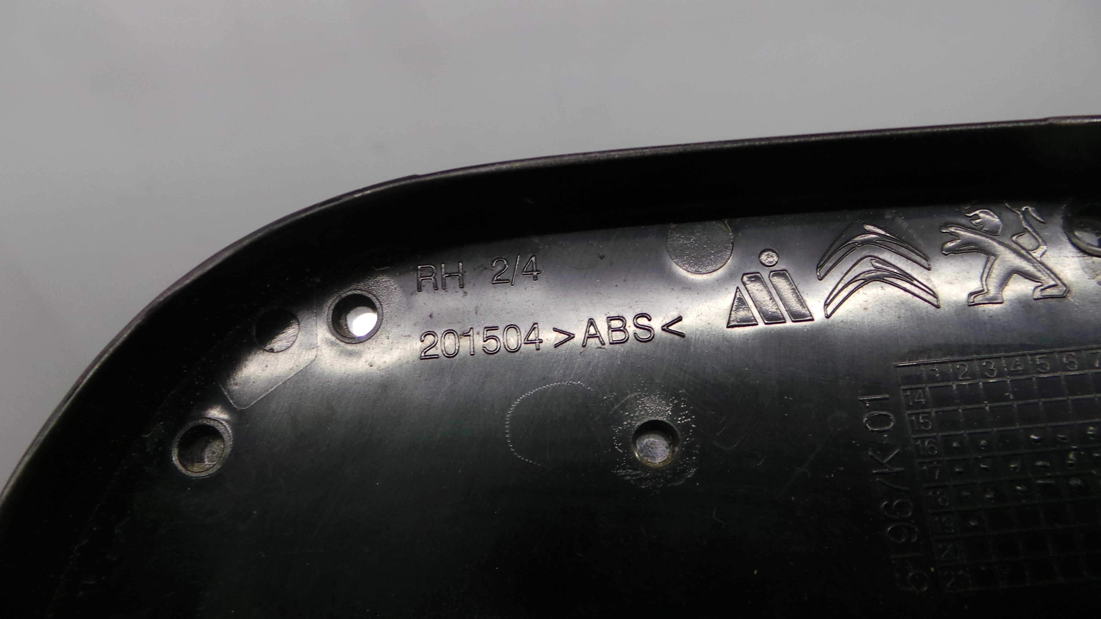 Vidro Espelho Retrovisor 201504 - PEUGEOT PARTNER Caixa/monovolume (K9)-38343508