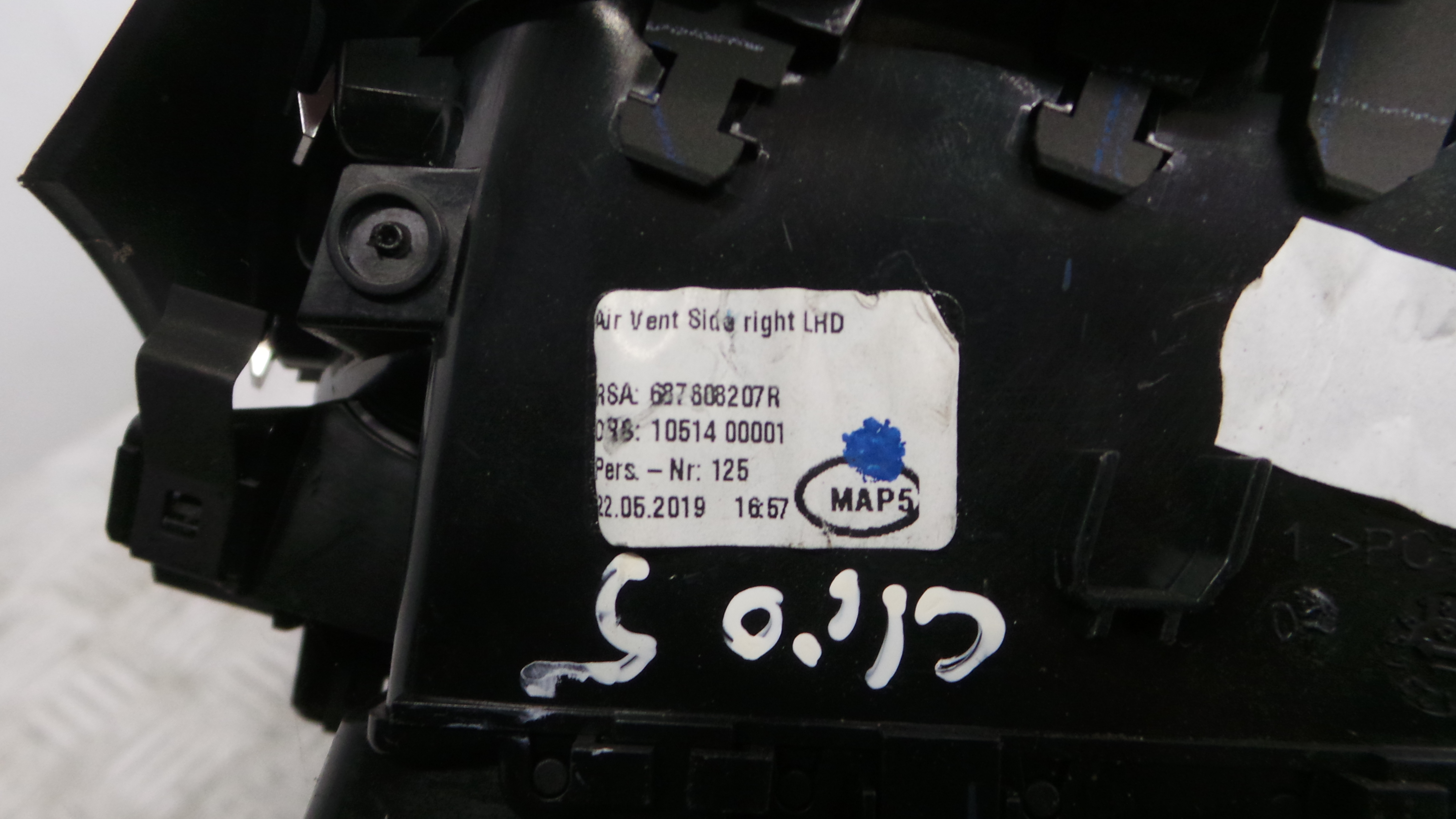 Grelha da Sofagem 687608207R - RENAULT CLIO V (B7_)-38343621