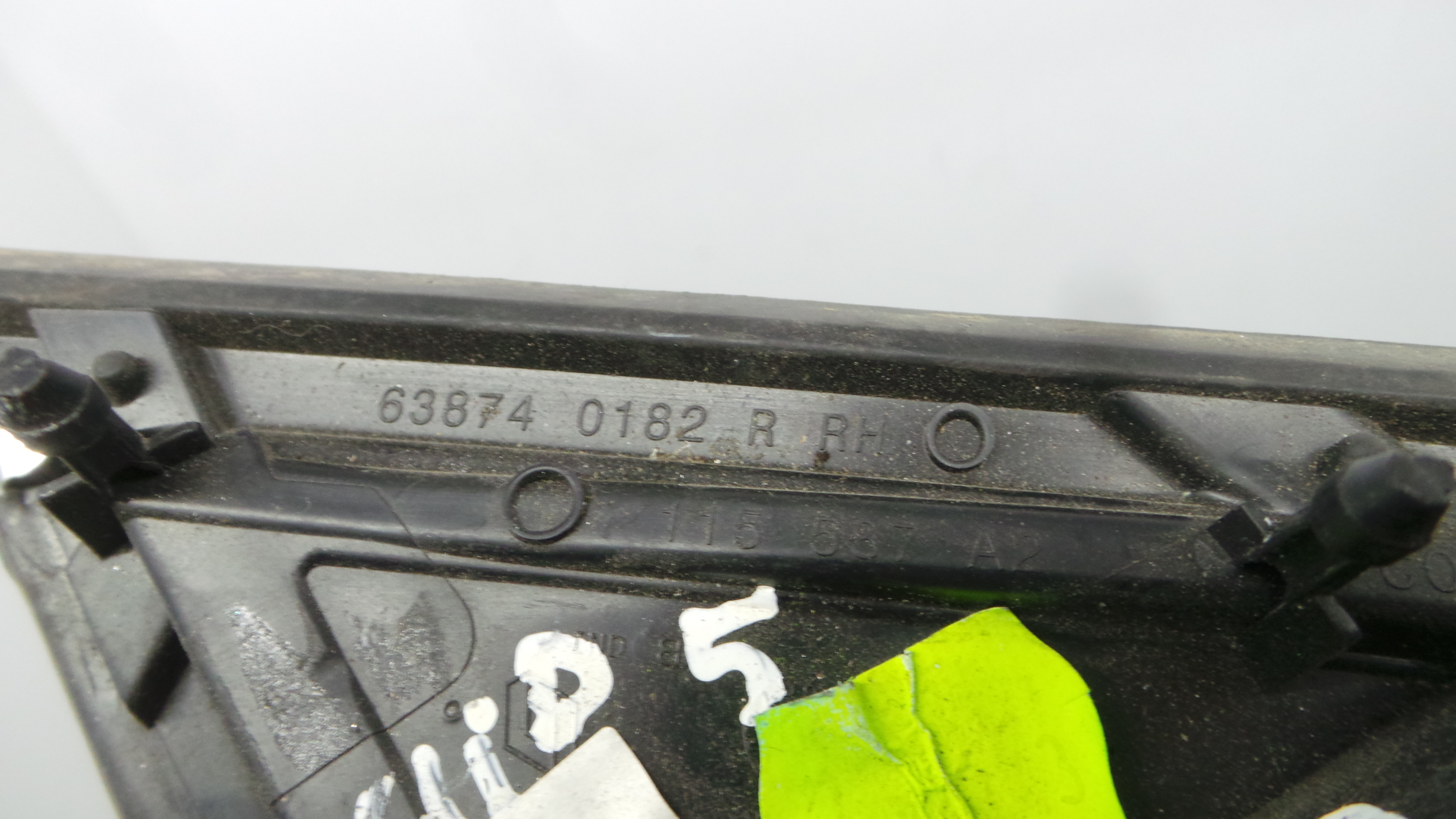 acabamento de espelho 638740182R - RENAULT CLIO V (B7_)-38348990