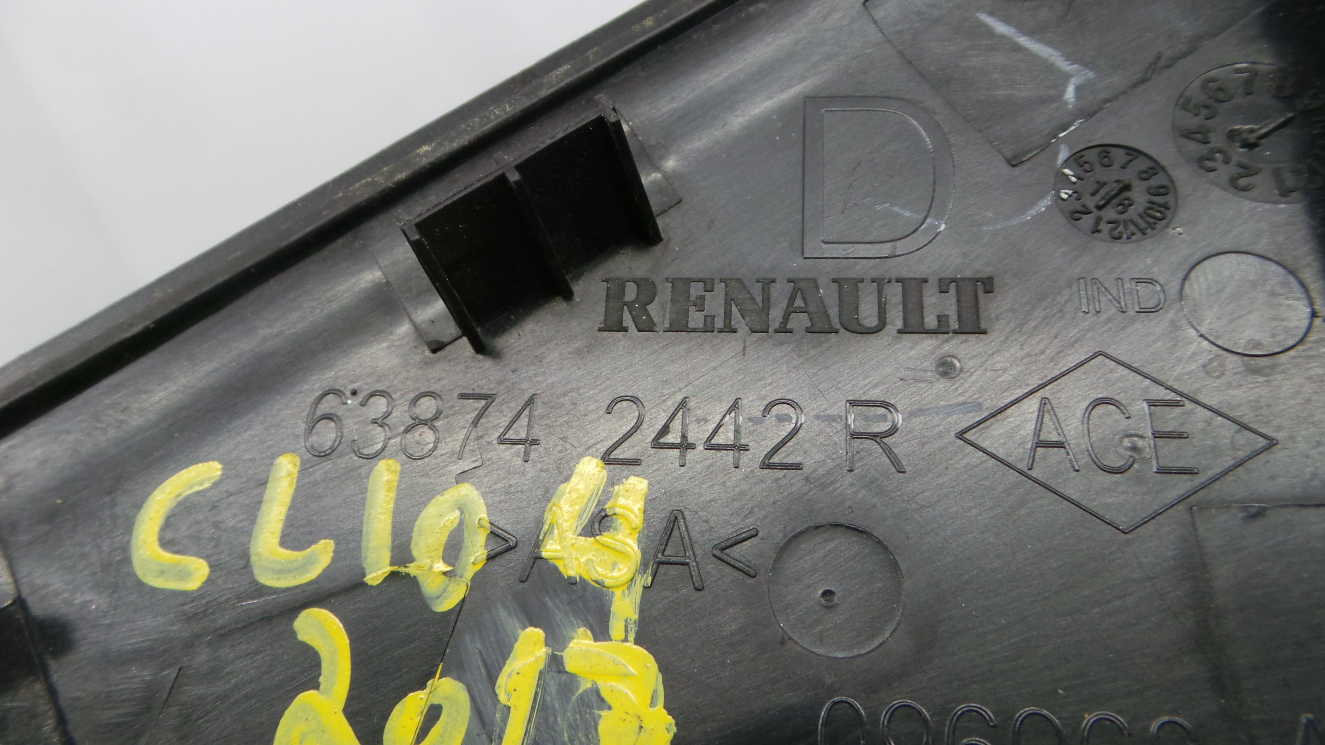 acabamento de espelho 638742442R - RENAULT CLIO IV (BH_)-38349001