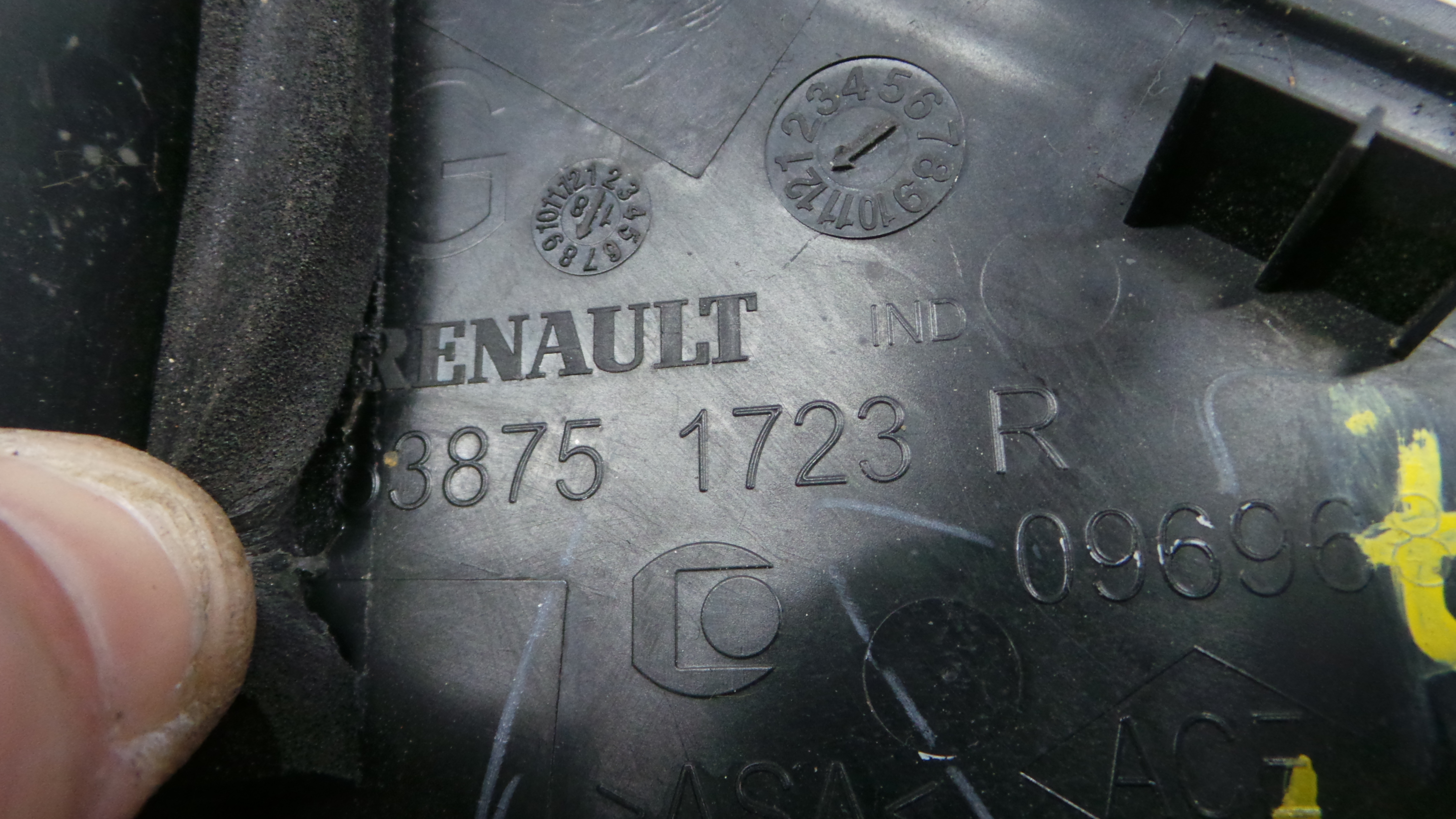 acabamento de espelho 638751723R - RENAULT CLIO IV (BH_)-38349010