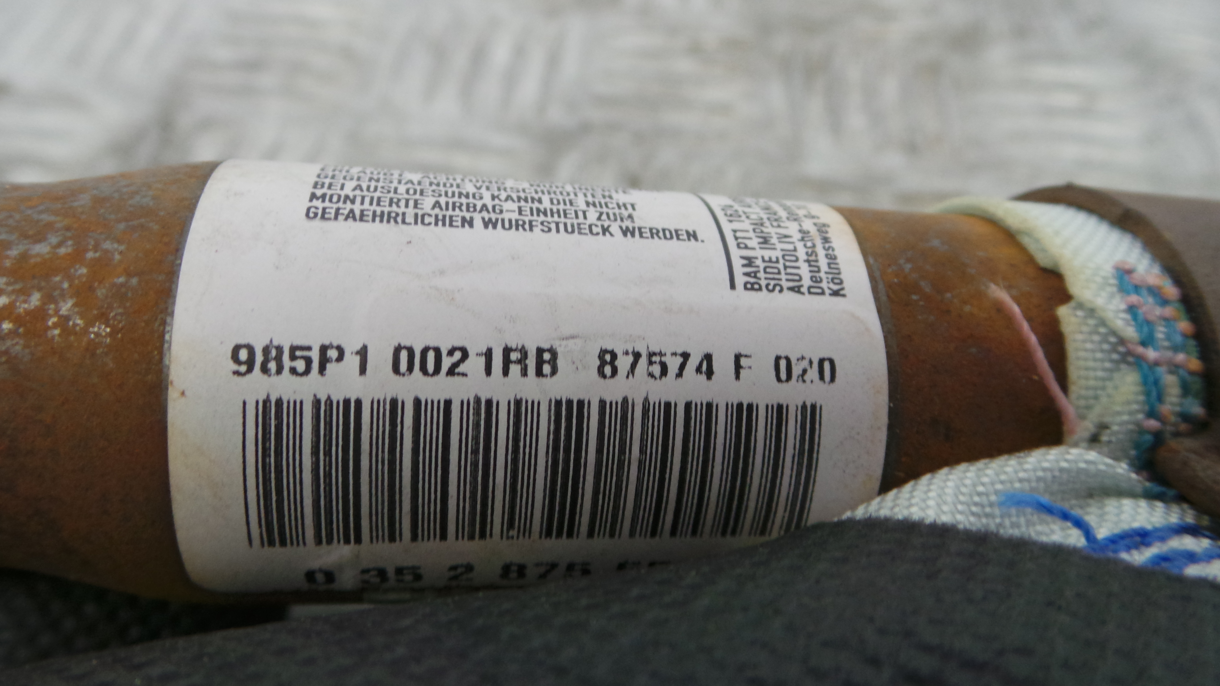 Airbags de Cortina Esq 985P10021RB - RENAULT MEGANE III Hatchback (BZ0/1_, B3_)-38349268