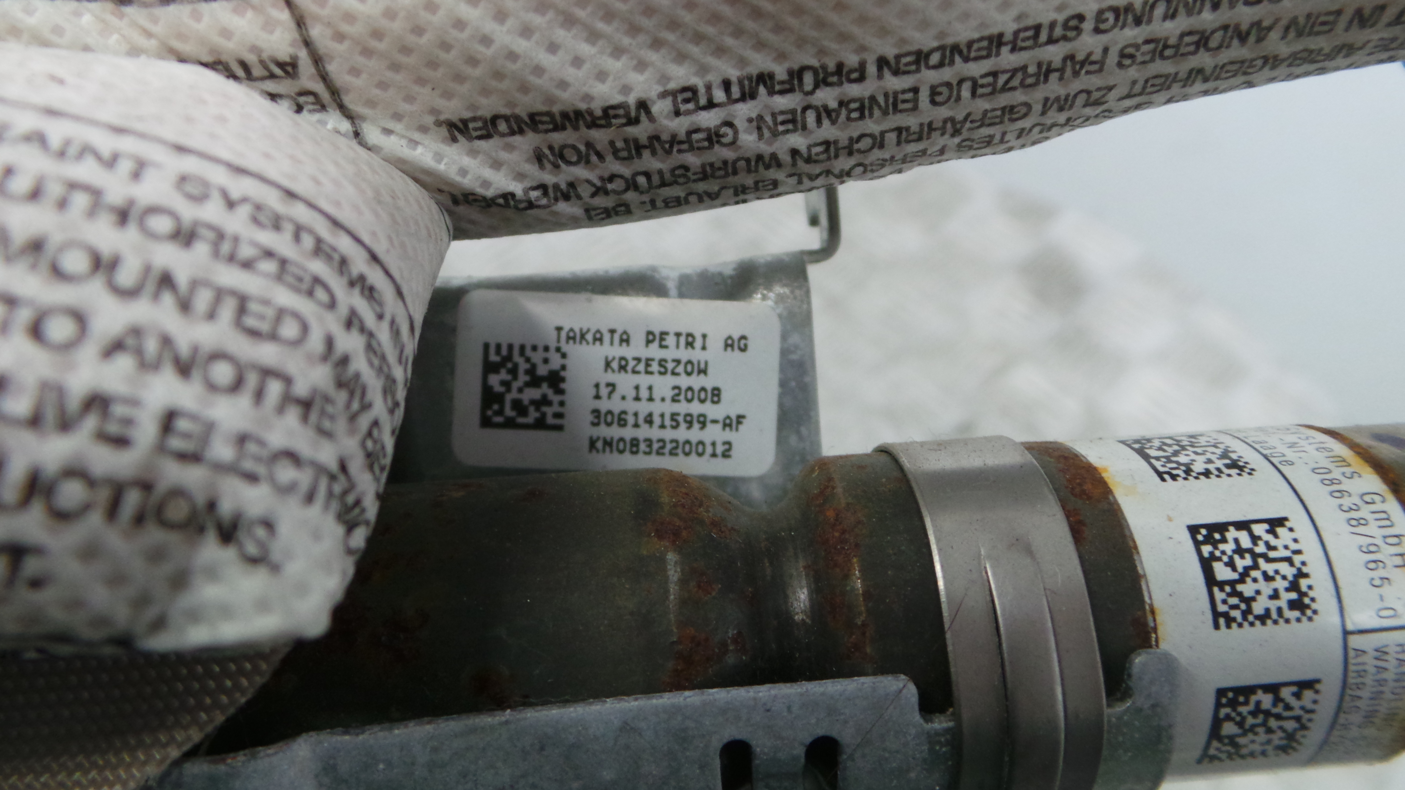 Airbags de Cortina Dto 306141599 - RENAULT CLIO III Grandtour (KR0/1_), CLIO III Sportour (KR0/1_)-38349331