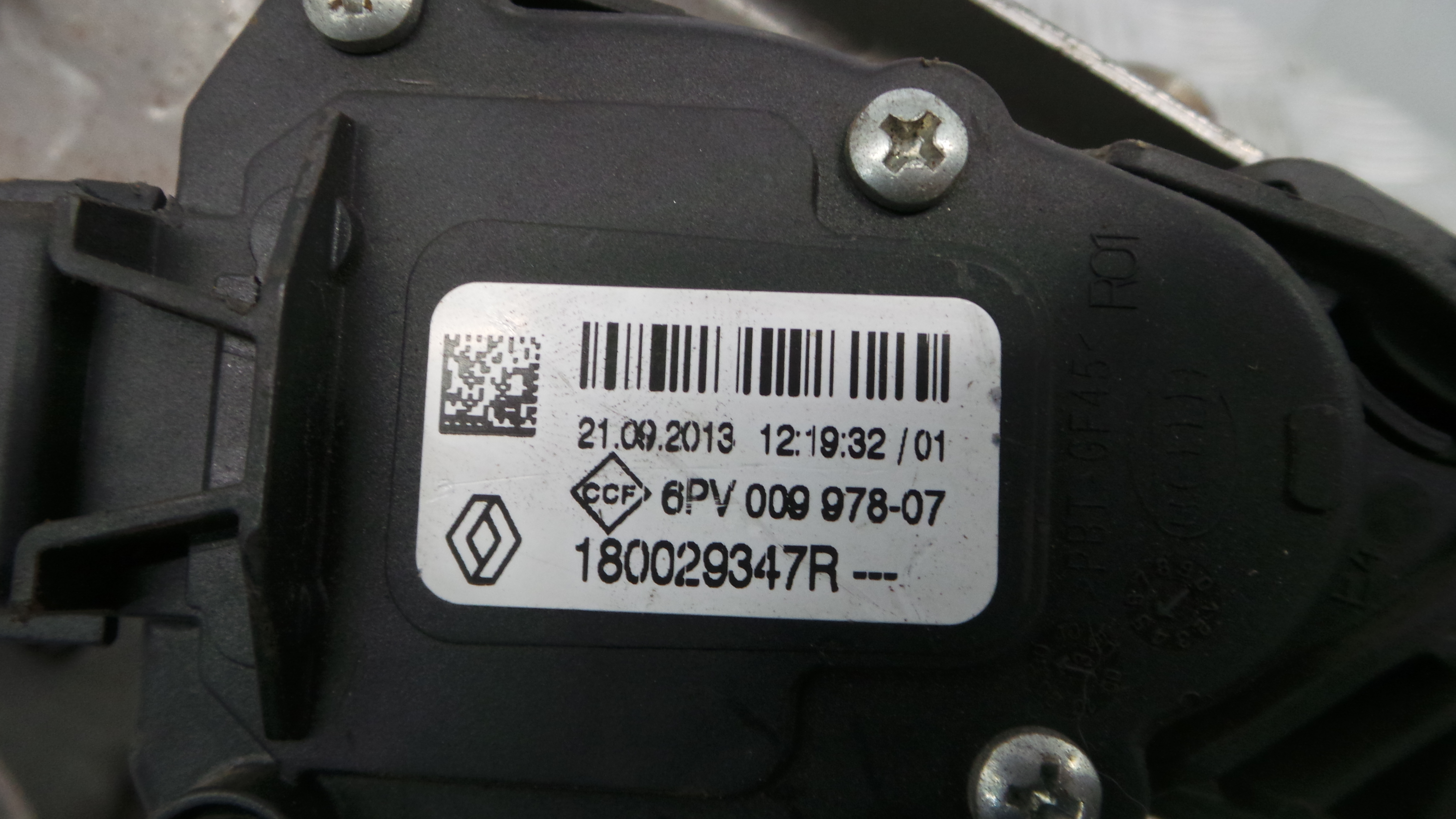 Pedal do Acelerador 180029347R - RENAULT CLIO IV (BH_)-38349660
