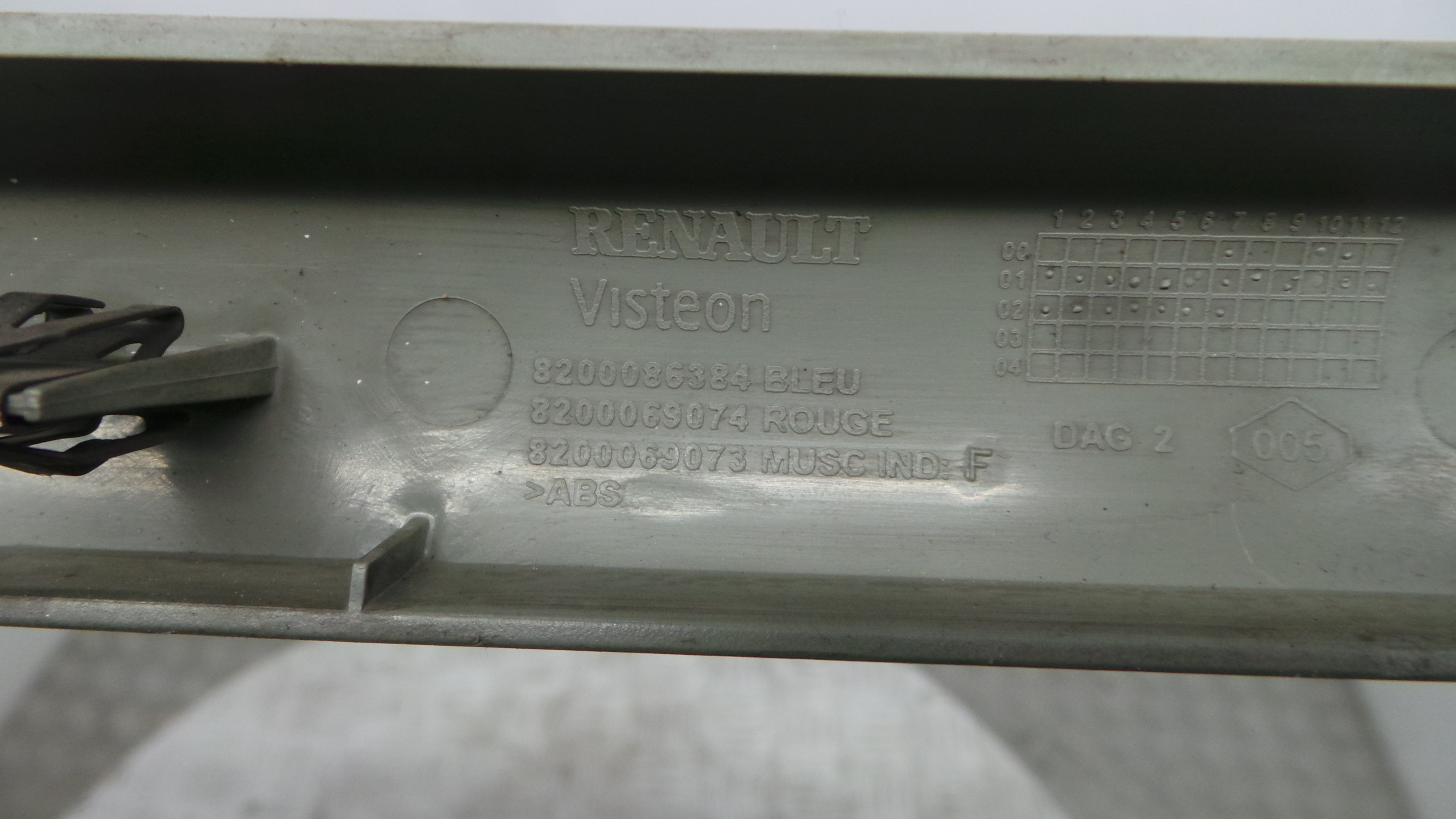 Friso Tablier 8200069073 - RENAULT CLIO II (BB_, CB_), CLIO Mk II (BB_, CB_)-38350165