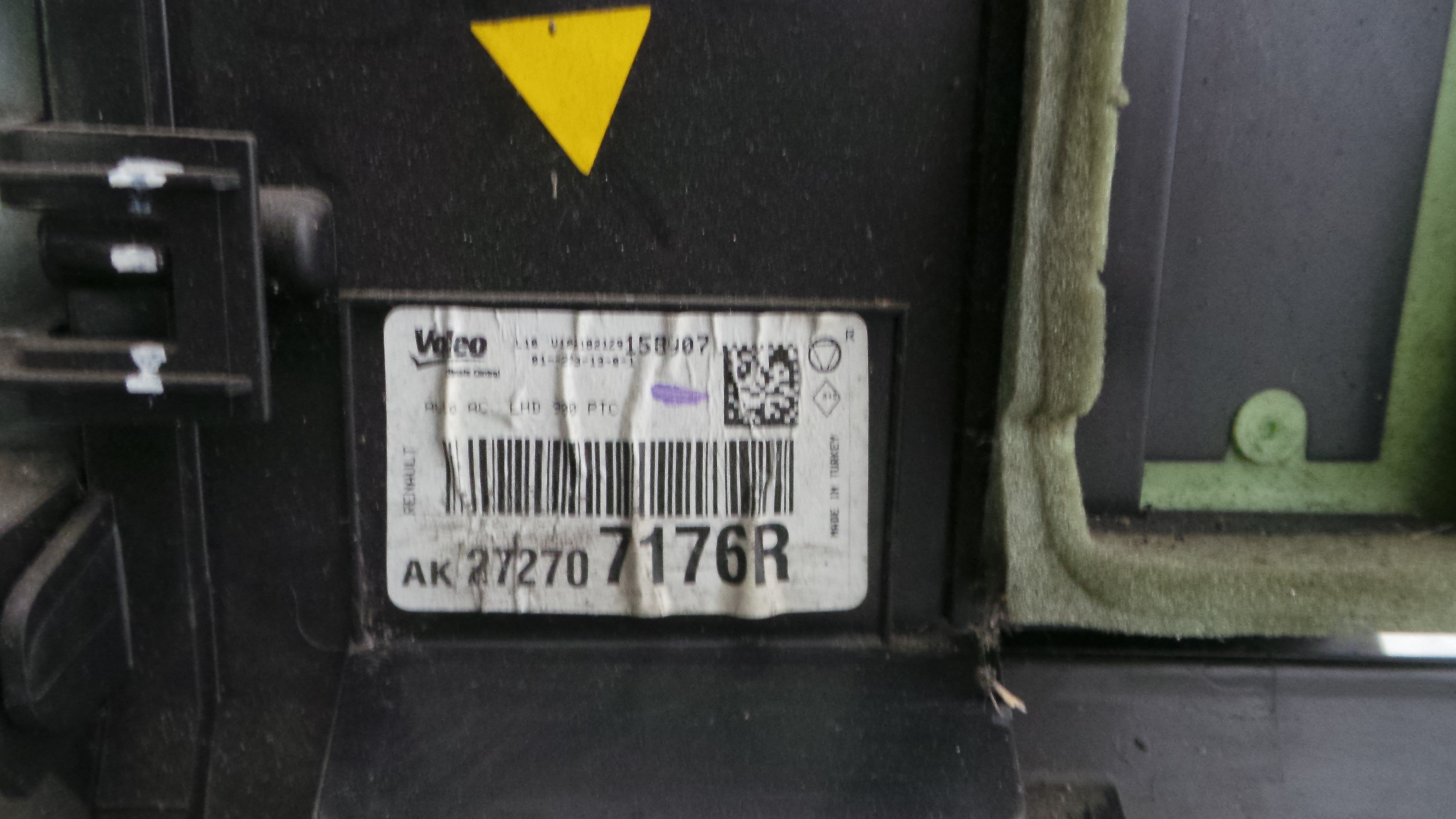 Caixa da Chauffage / Caixa da Sofagem 272707176R - RENAULT CLIO IV (BH_)-38361182