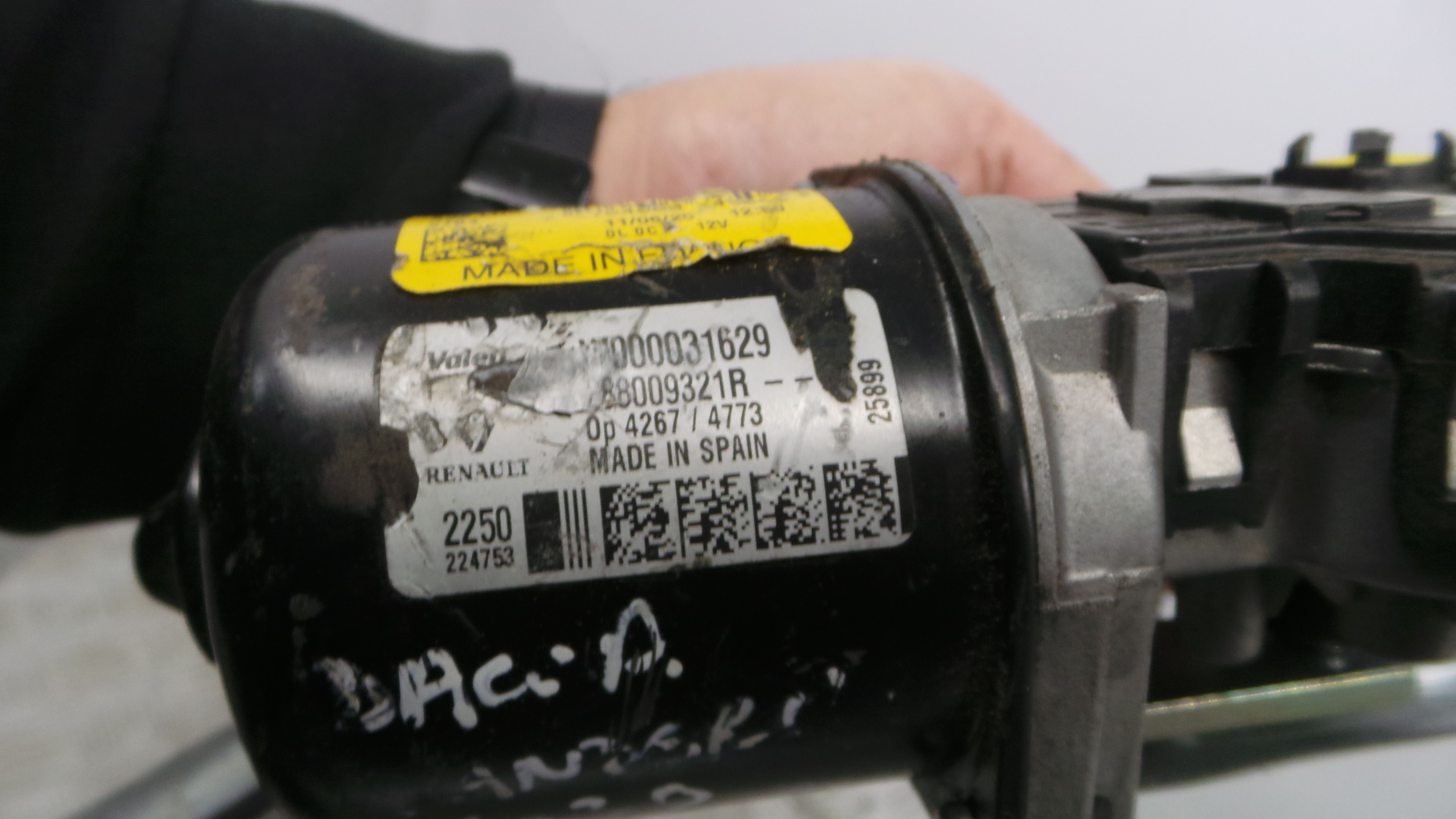 Motor Limpa Vidros Frente  288009321R - DACIA SANDERO II-38361217