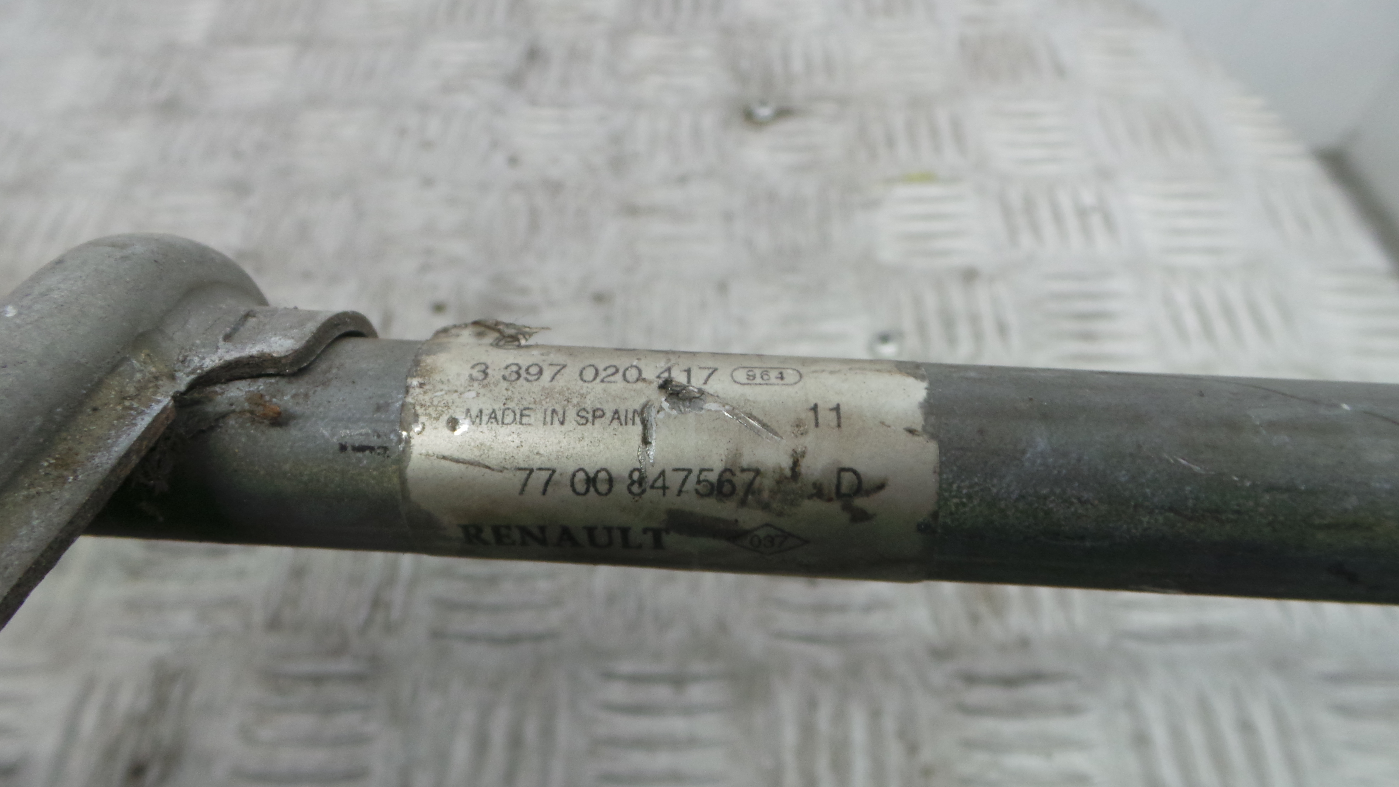 Motor Limpa Vidros Frente  7700847567 - RENAULT CLIO II (BB_, CB_), CLIO Mk II (BB_, CB_)-38361424