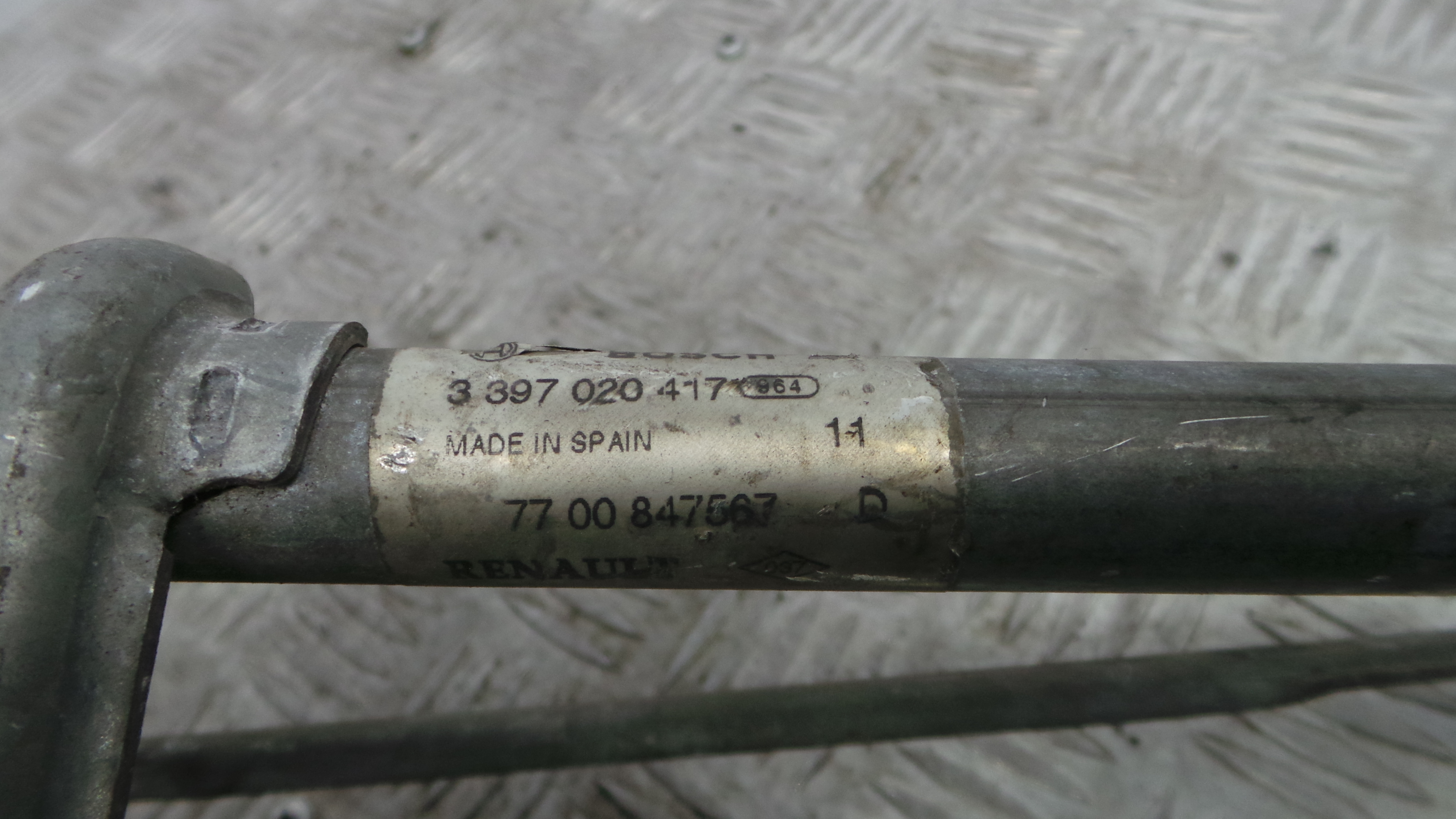 Motor Limpa Vidros Frente  7700847567 - RENAULT CLIO II (BB_, CB_), CLIO Mk II (BB_, CB_)-38361521