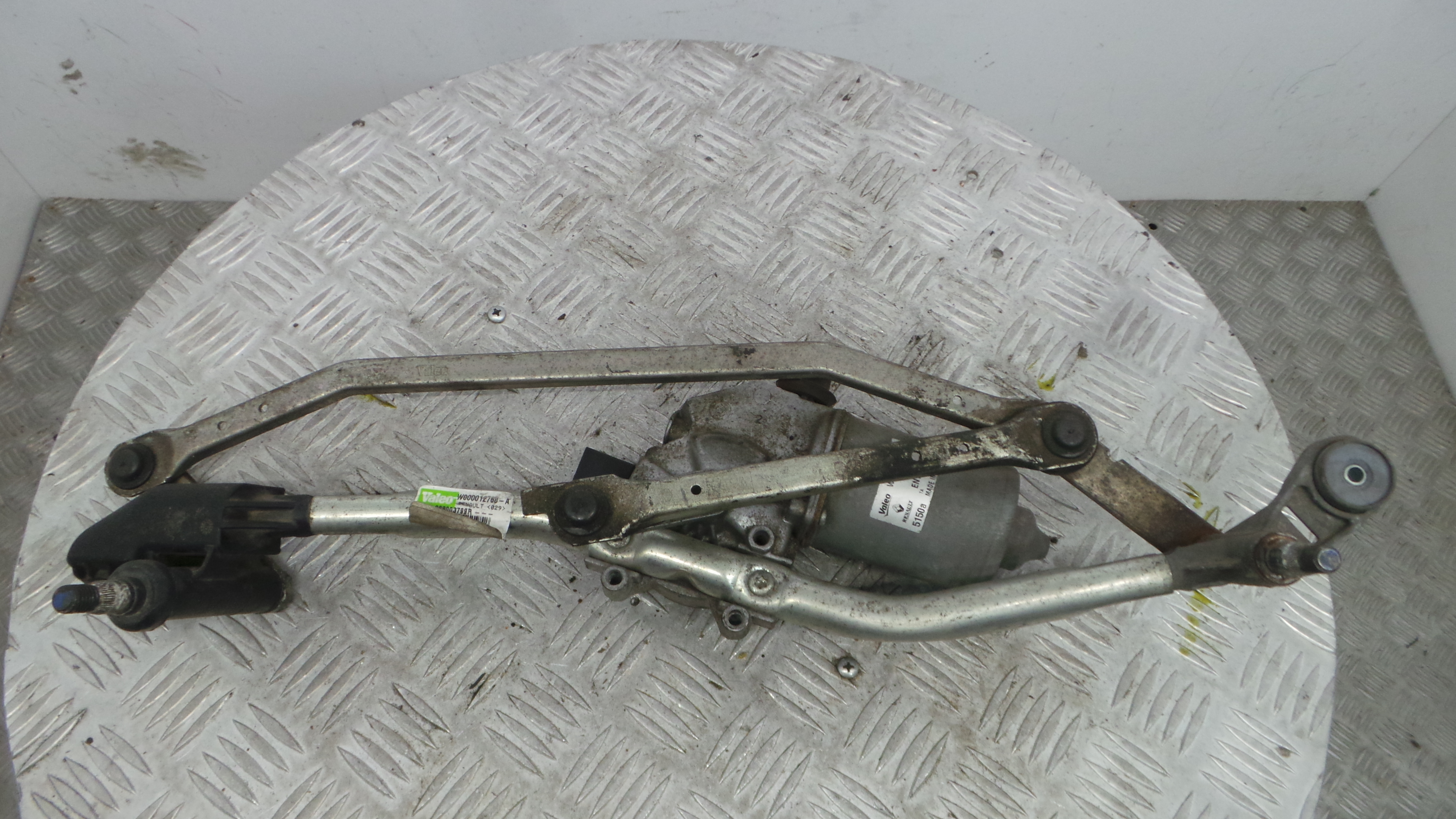 Motor Limpa Vidros Frente  288003799R - RENAULT LAGUNA III (BT0/1)-38361558