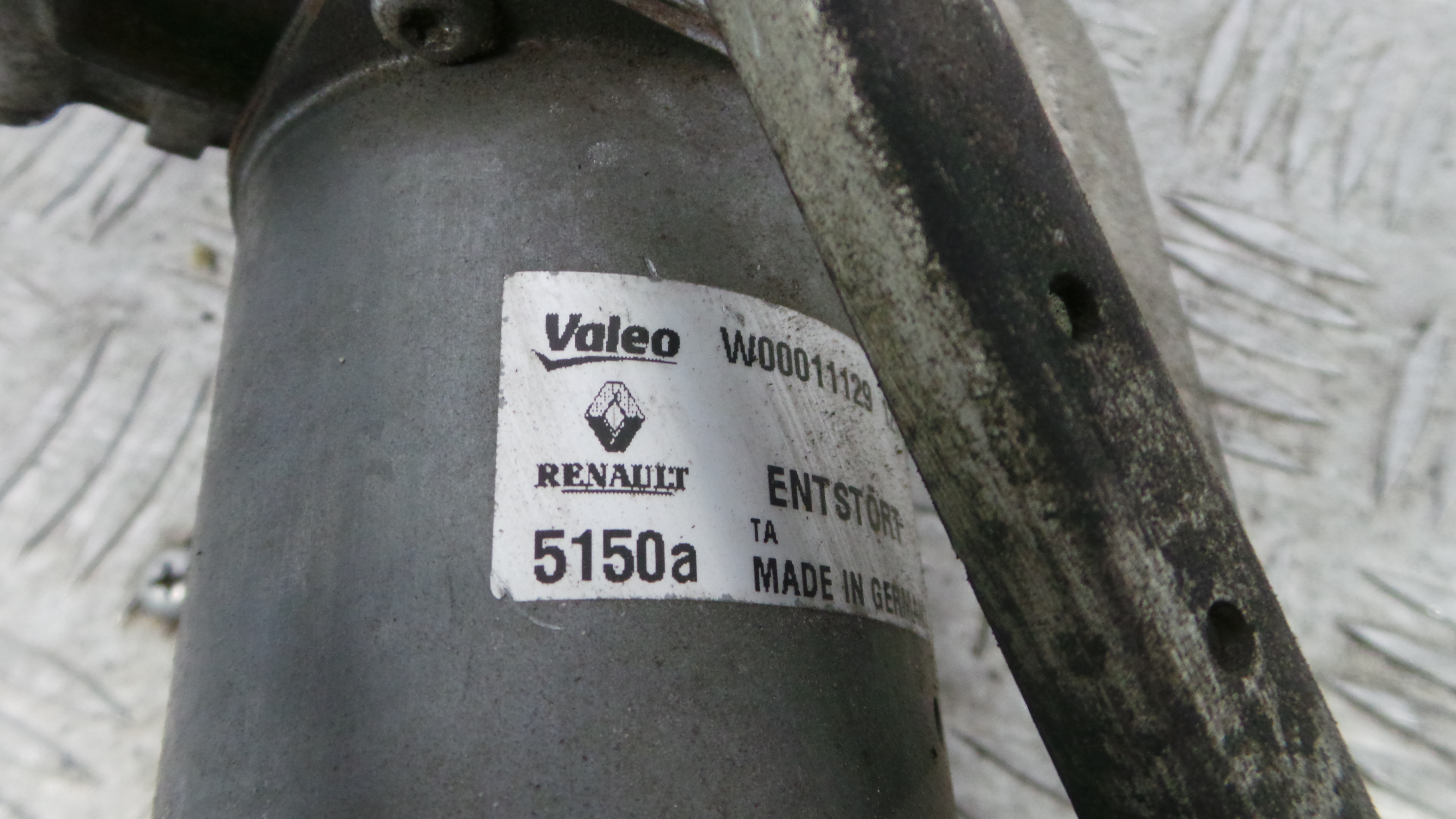 Motor Limpa Vidros Frente  288003799R - RENAULT LAGUNA III (BT0/1)-38361558