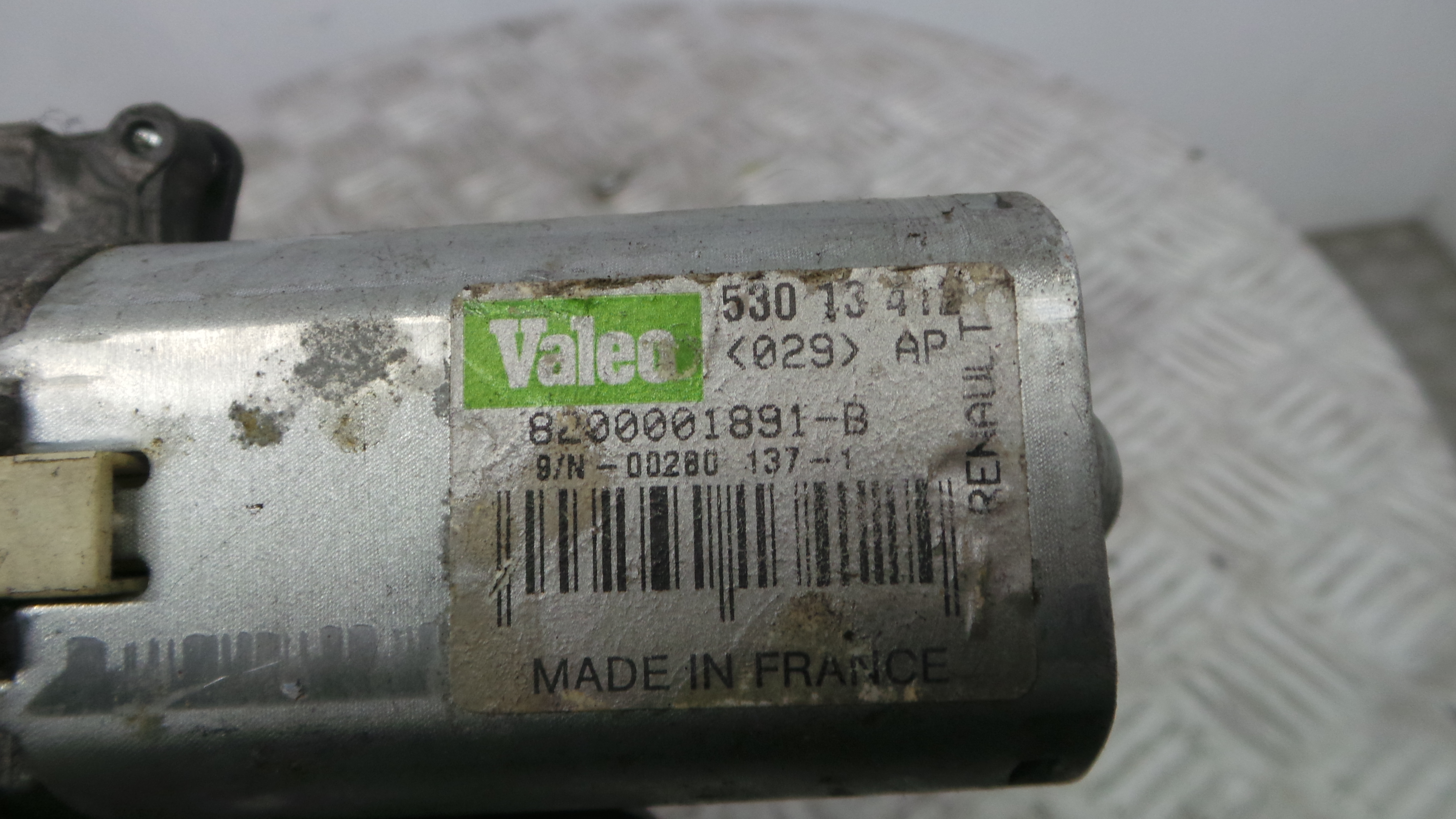 Motor Limpa Vidros Trás 8200001891 - RENAULT LAGUNA II (BG0/1_)-38361879