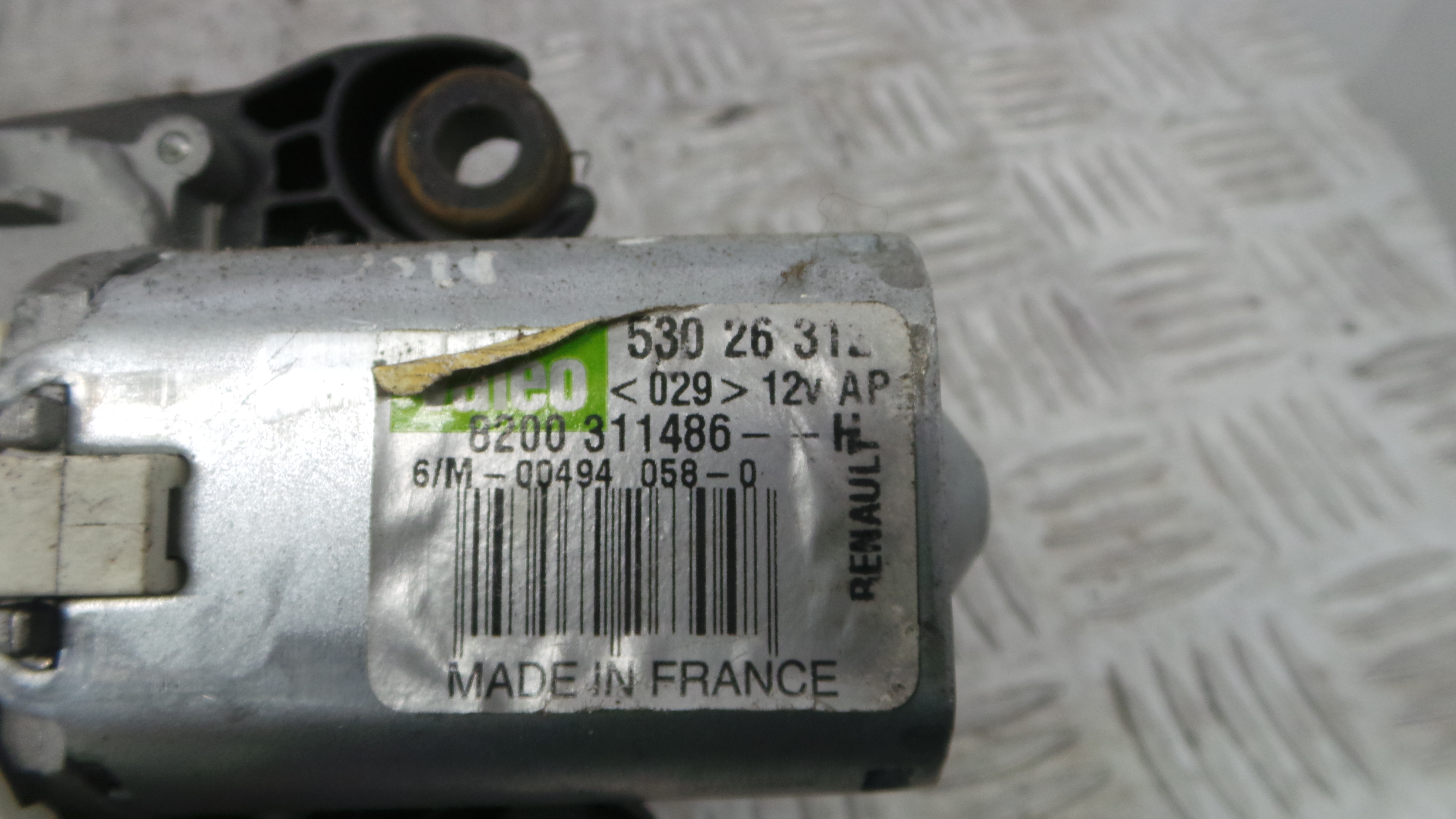 Motor Limpa Vidros Trás 8200311486 - RENAULT CLIO III (BR0/1, CR0/1)-38361918