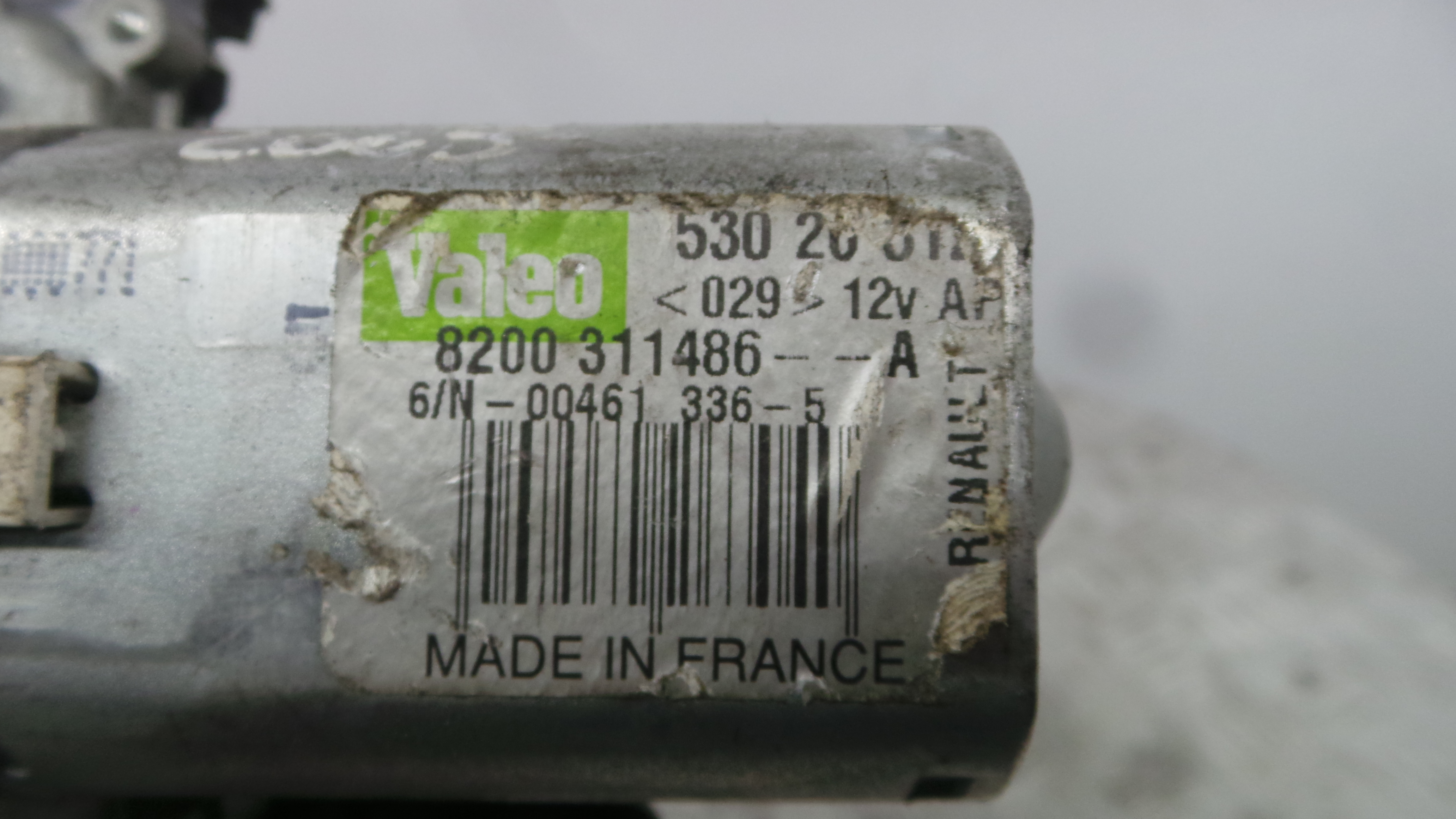 Motor Limpa Vidros Trás 8200311486 - RENAULT CLIO III (BR0/1, CR0/1)-38370218