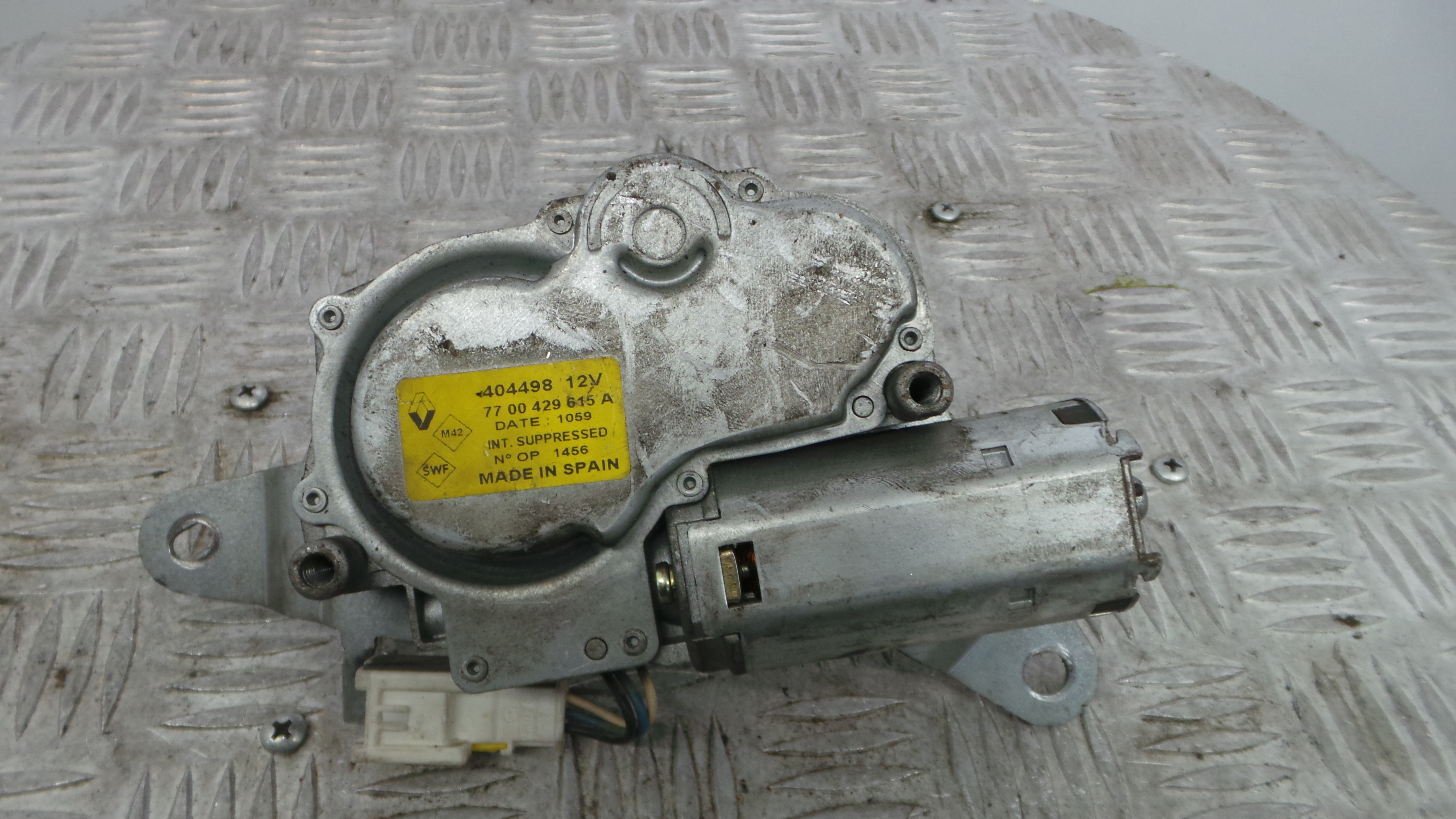 Motor Limpa Vidros Trás 7700429615A - RENAULT CLIO II (BB_, CB_), CLIO Mk II (BB_, CB_)-38370239