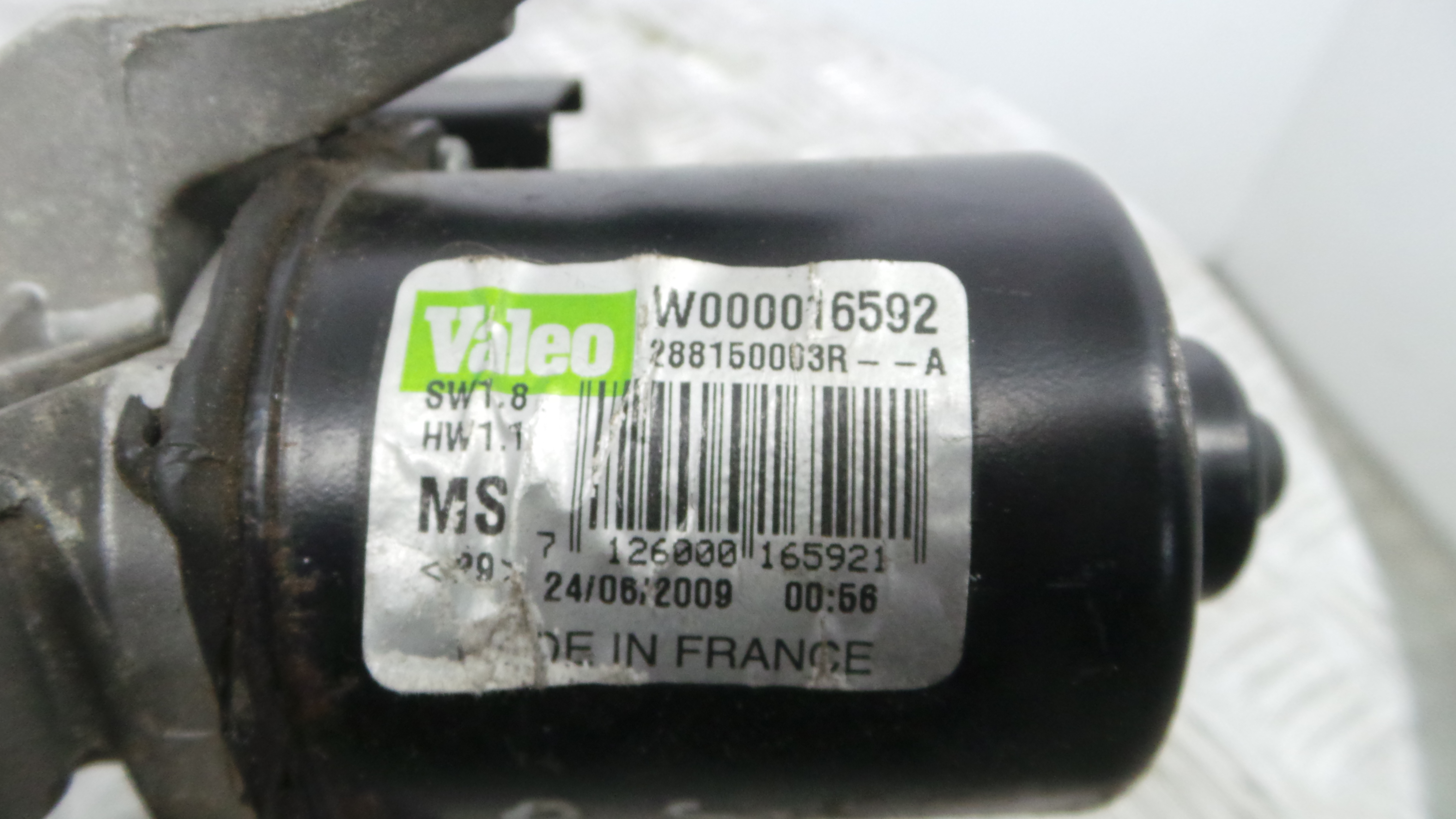 Motor Limpa Vidros Frente  288150003R - RENAULT SCÉNIC III (JZ0/1_)-38370252