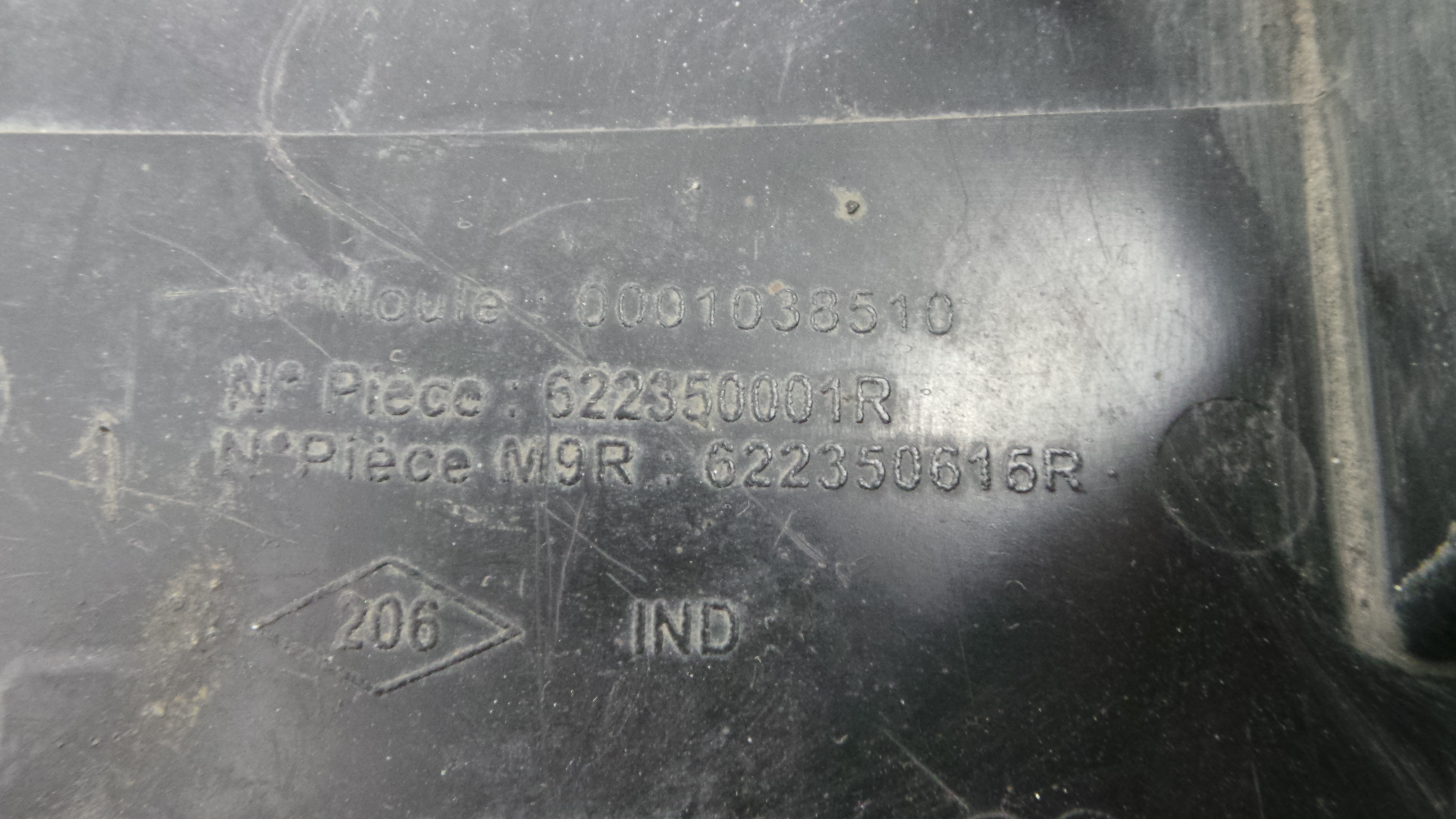 Blindagem Inferior Para Choques 622350001R - RENAULT CLIO IV (BH_)-38370271