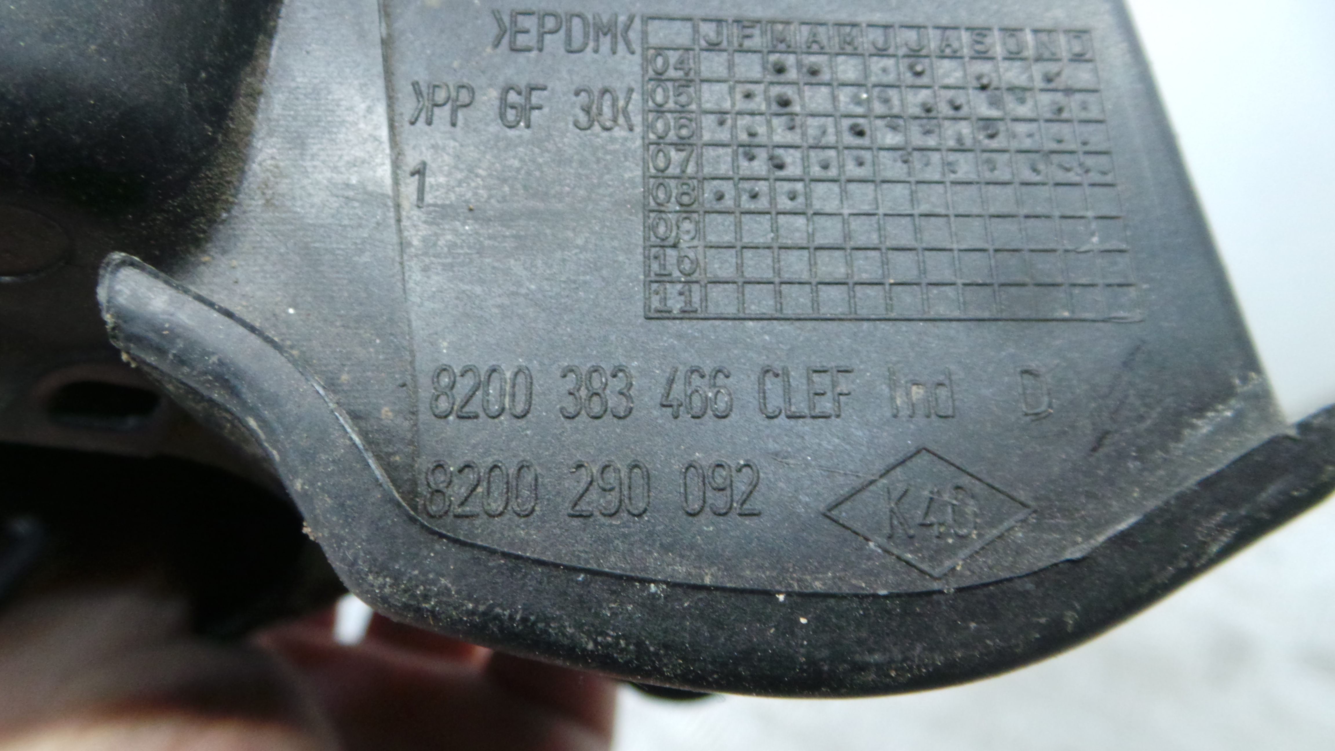 Tampão de Combustivel  8200383466 - RENAULT CLIO III (BR0/1, CR0/1)-38370670