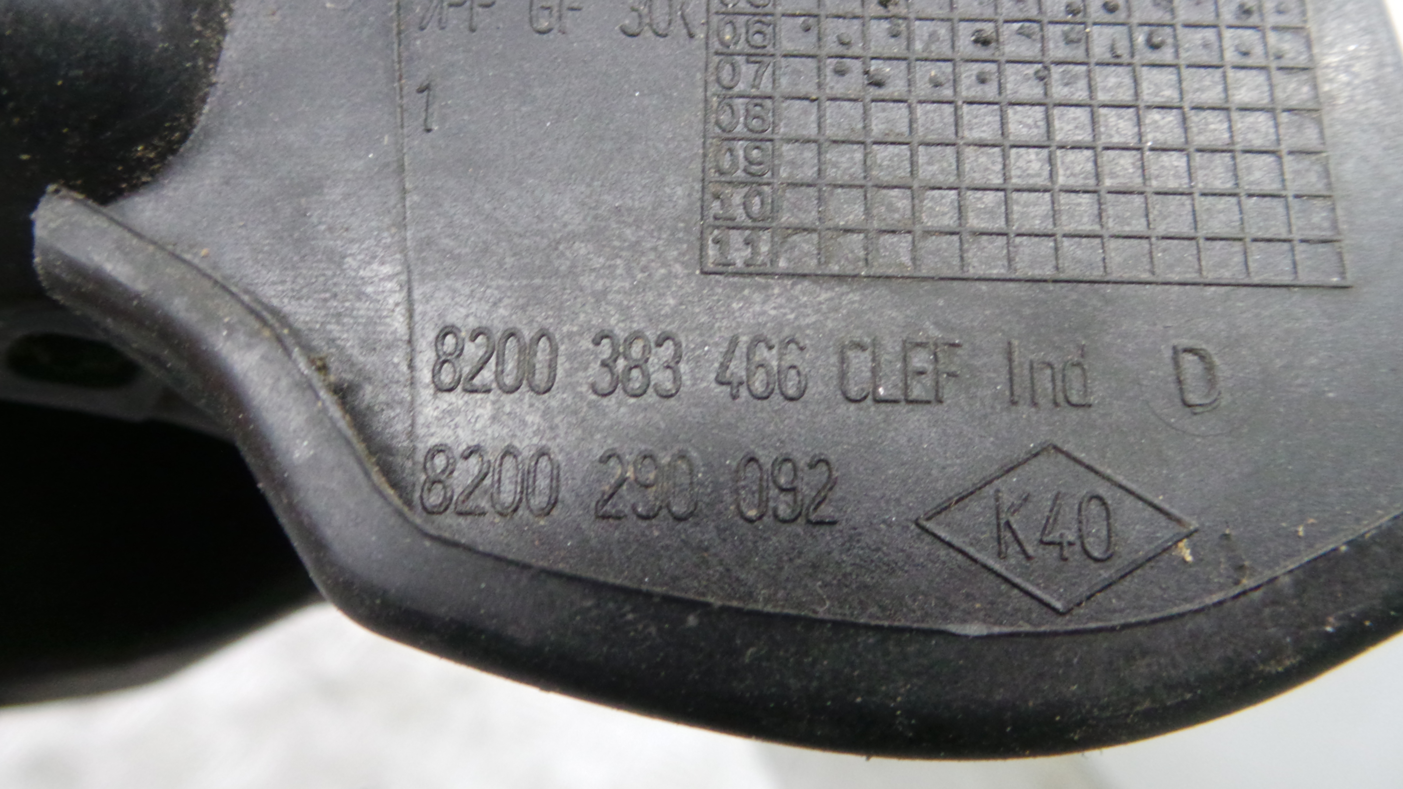 Tampão de Combustivel  8200383466 - RENAULT CLIO III (BR0/1, CR0/1)-38370697