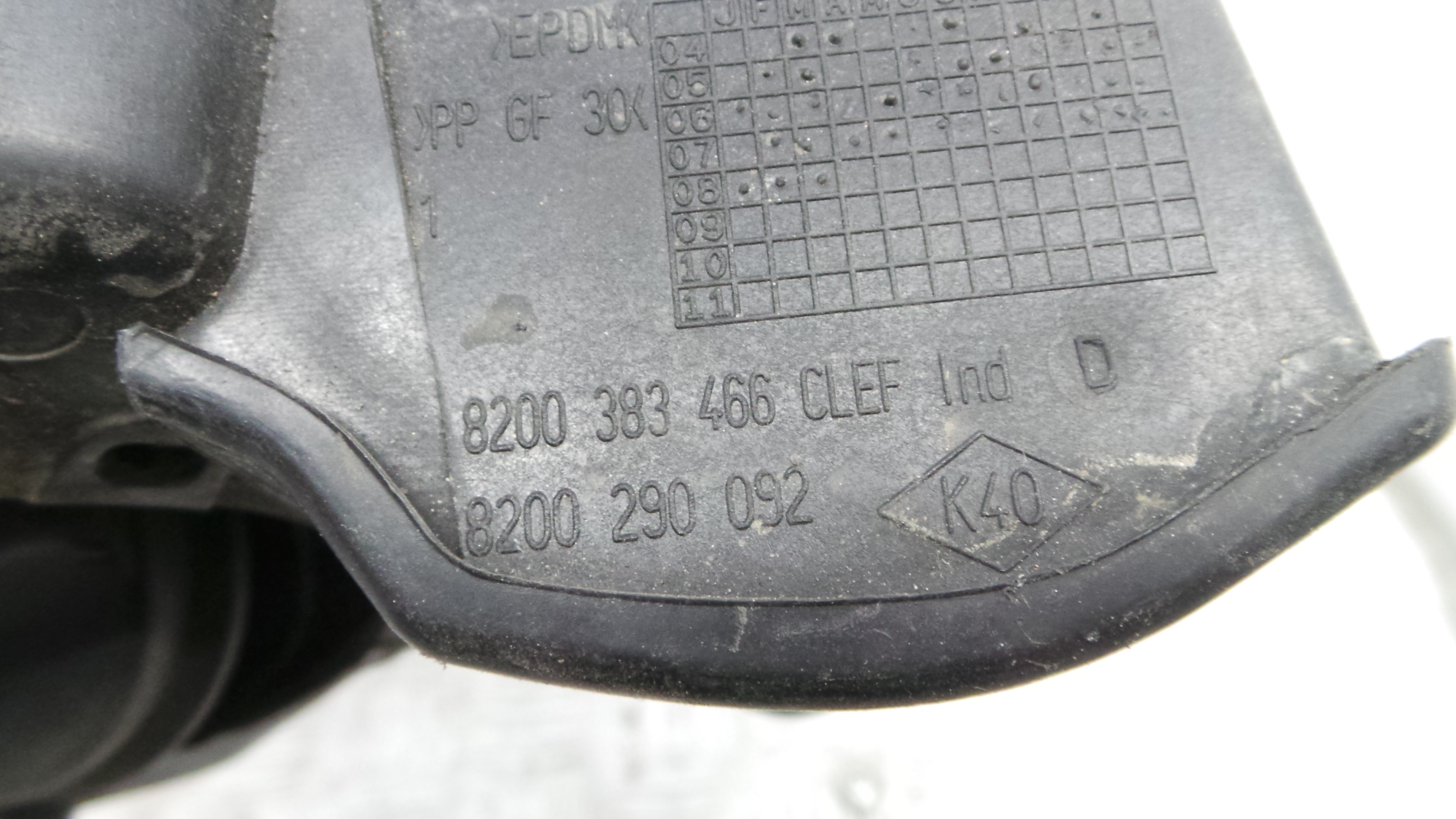 Tampão de Combustivel  8200383466 - RENAULT CLIO III (BR0/1, CR0/1)-38370705