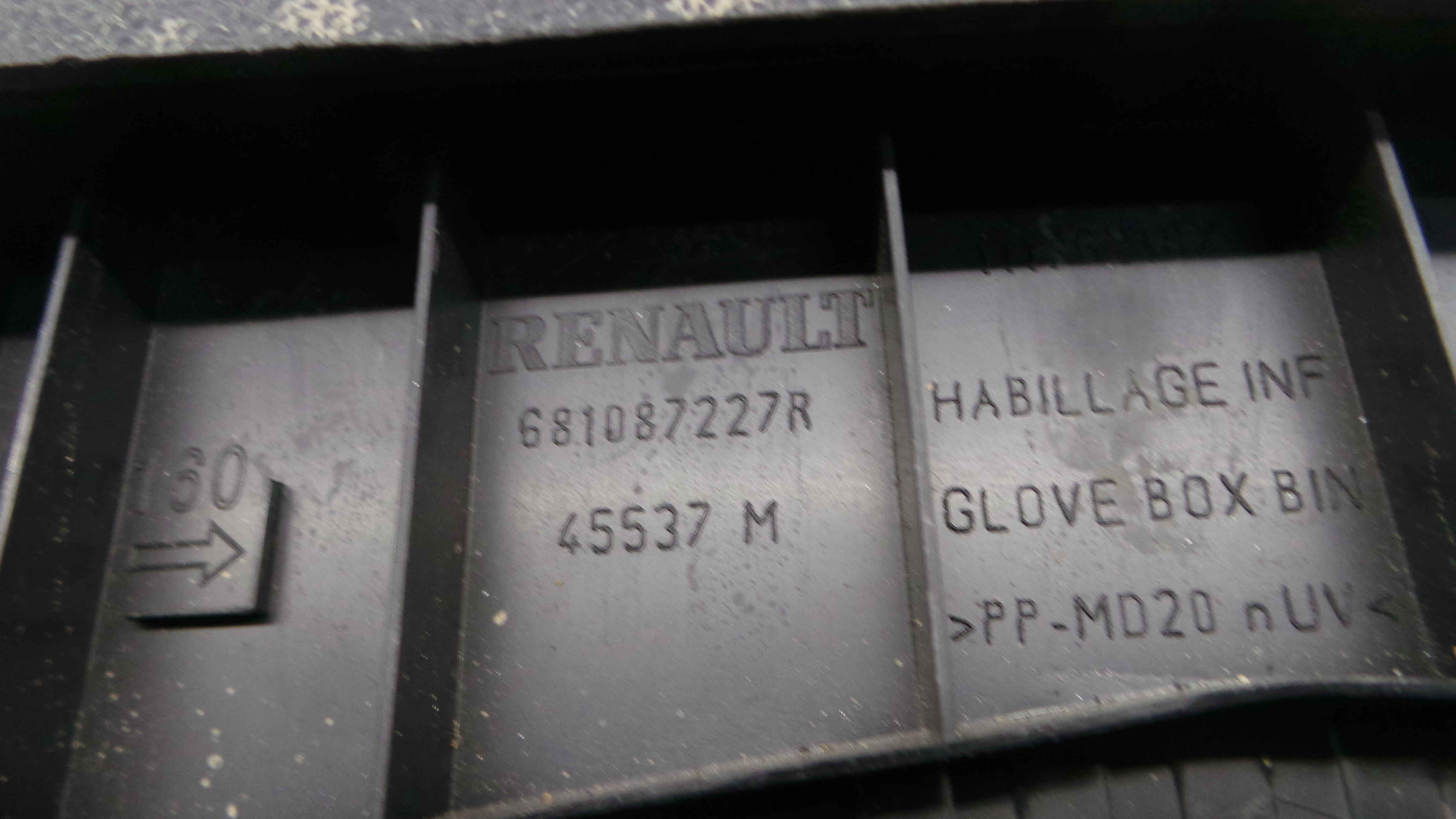 Porta Luvas  681087227R - RENAULT CLIO IV (BH_)-38370941