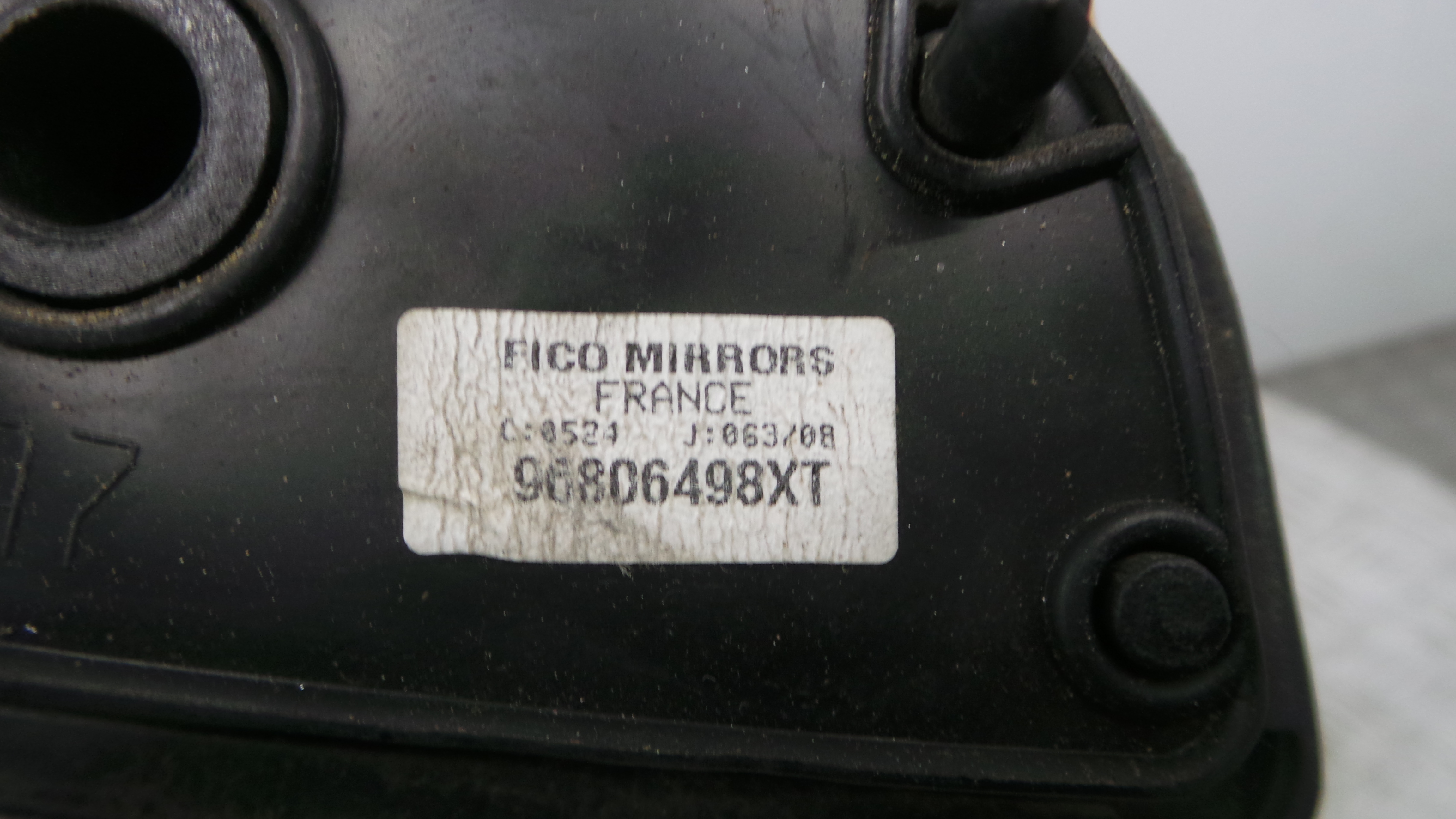 Espelho Retrovisor Esq 96806498XT - PEUGEOT 207 (WA_, WC_), 207/207+ (WA_, WC_)-38375872