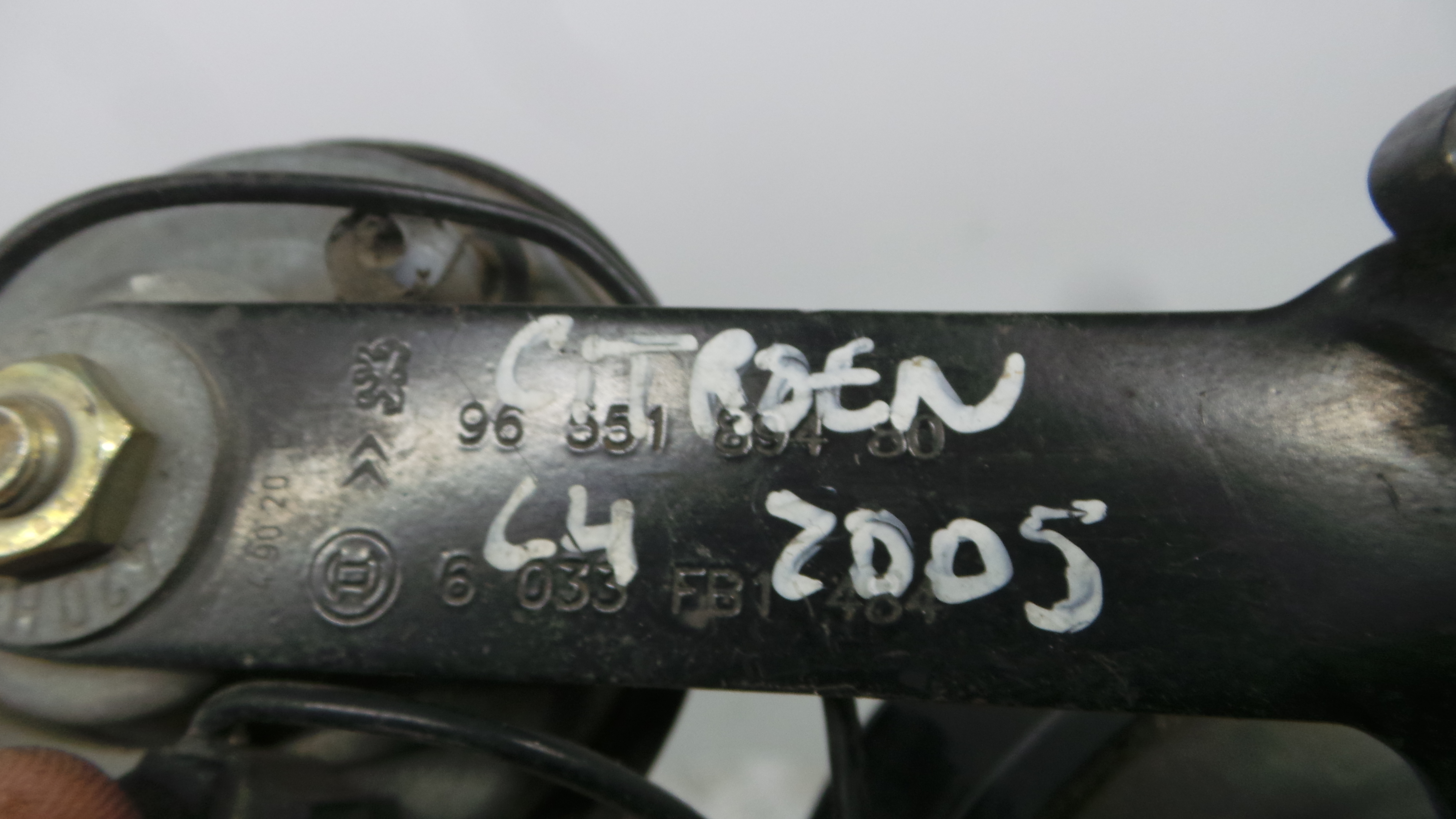 Buzina 9655189480 - CITROËN C4 I (LC_)-38376066