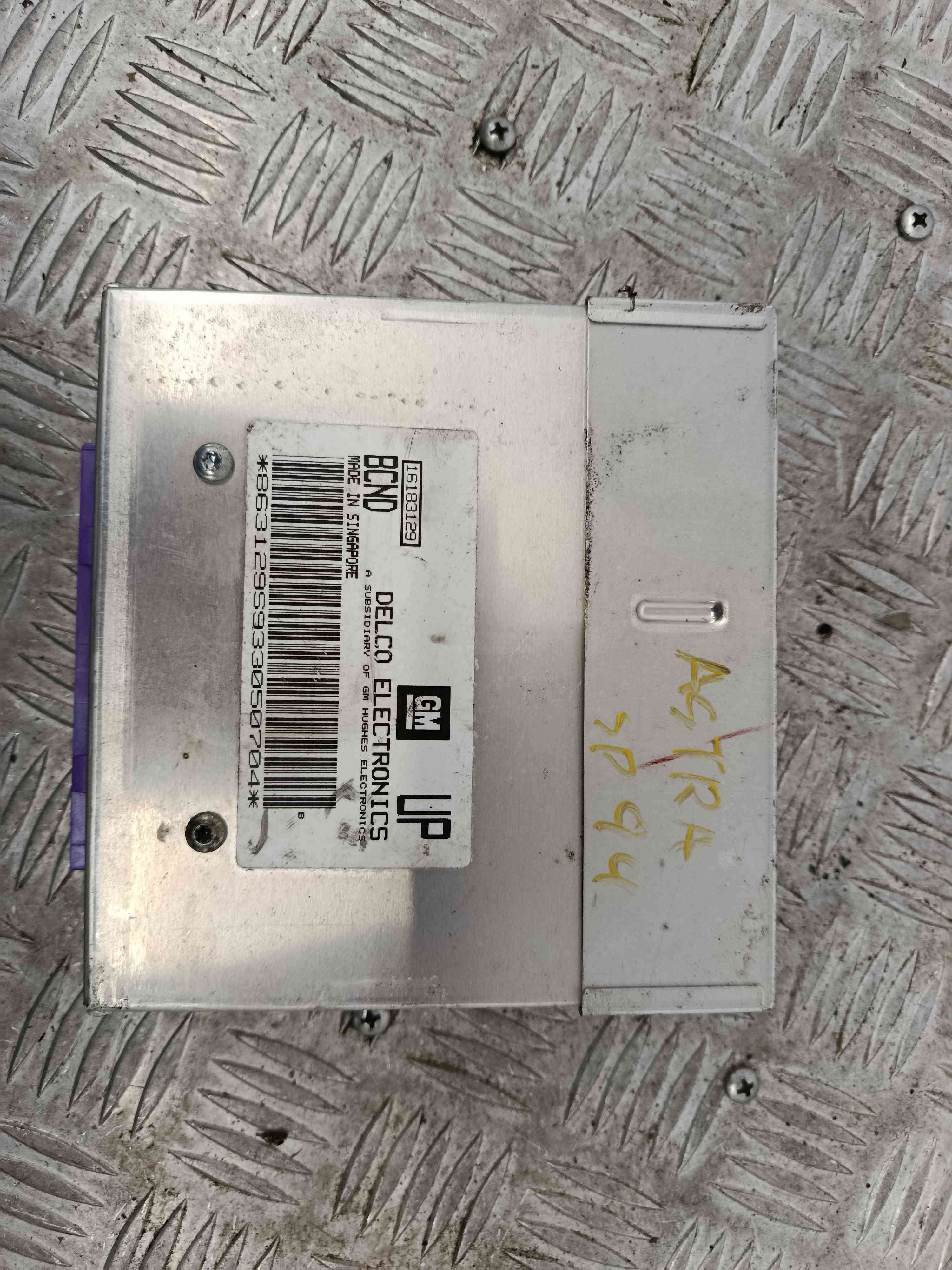 Centralina do Motor 16183129 - OPEL ASTRA F Hatchback (T92)-38444466 Centralina do Motor 16183129 - OPEL ASTRA F Hatchback (T92)-38444466