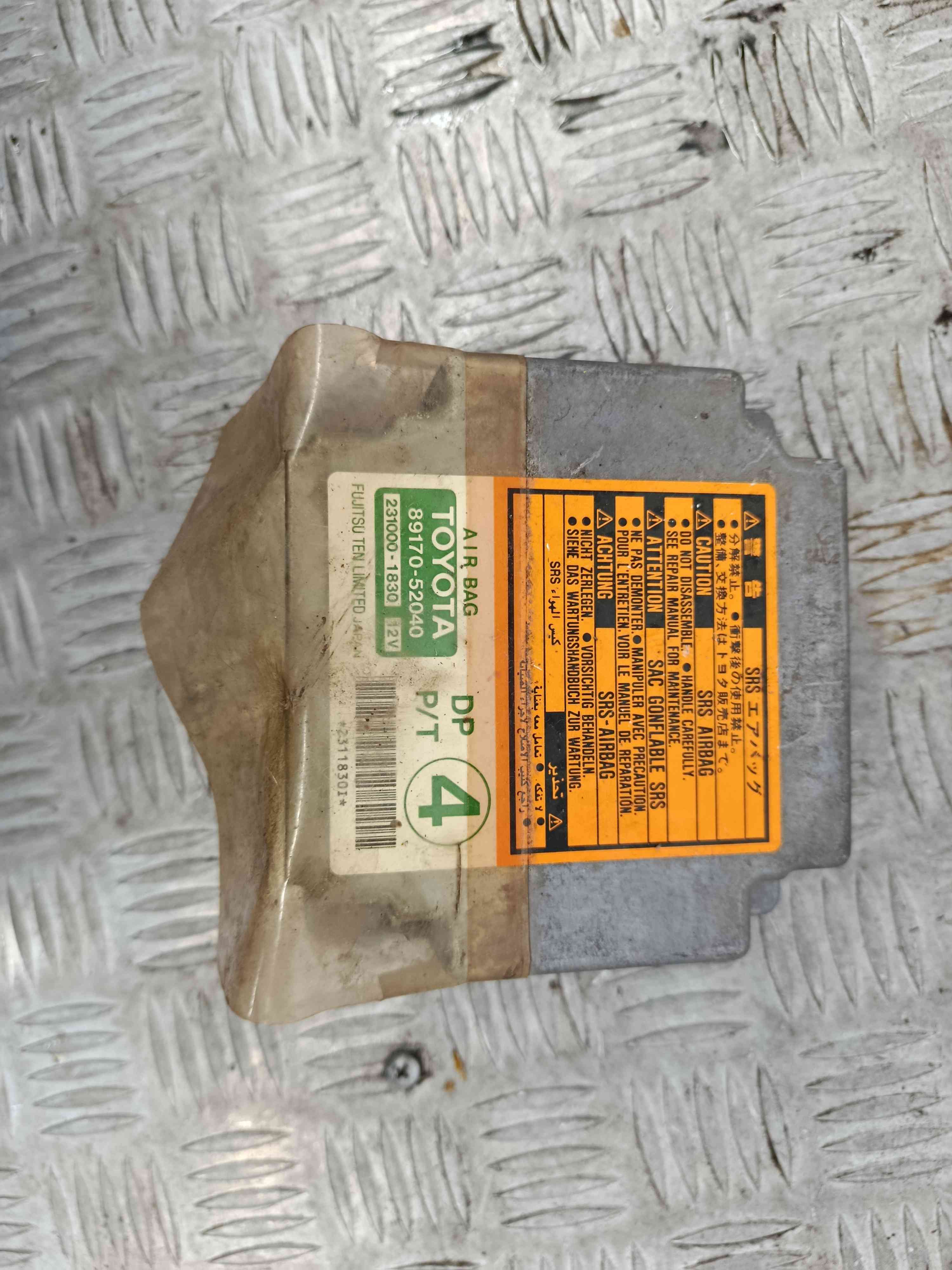 Centralina de Airbags 8917052040 - TOYOTA ECHO (_P1_), YARIS (_P1_), YARIS/VITZ (_P1_)-38473413 Centralina de Airbags 8917052040 - TOYOTA ECHO (_P1_), YARIS (_P1_), YARIS/VITZ (_P1_)-38473413