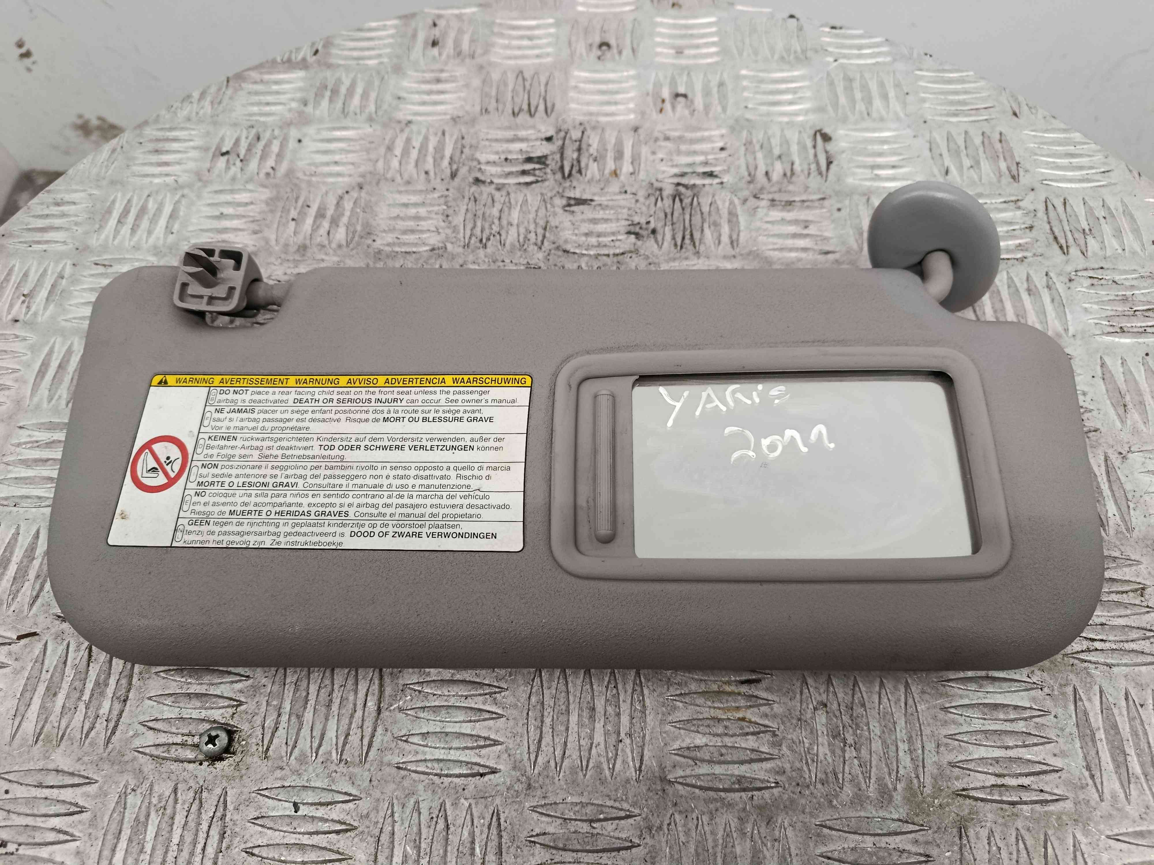 Pála de Sol Direita  - TOYOTA YARIS (_P9_), YARIS/VITZ (_P9_)-38493544