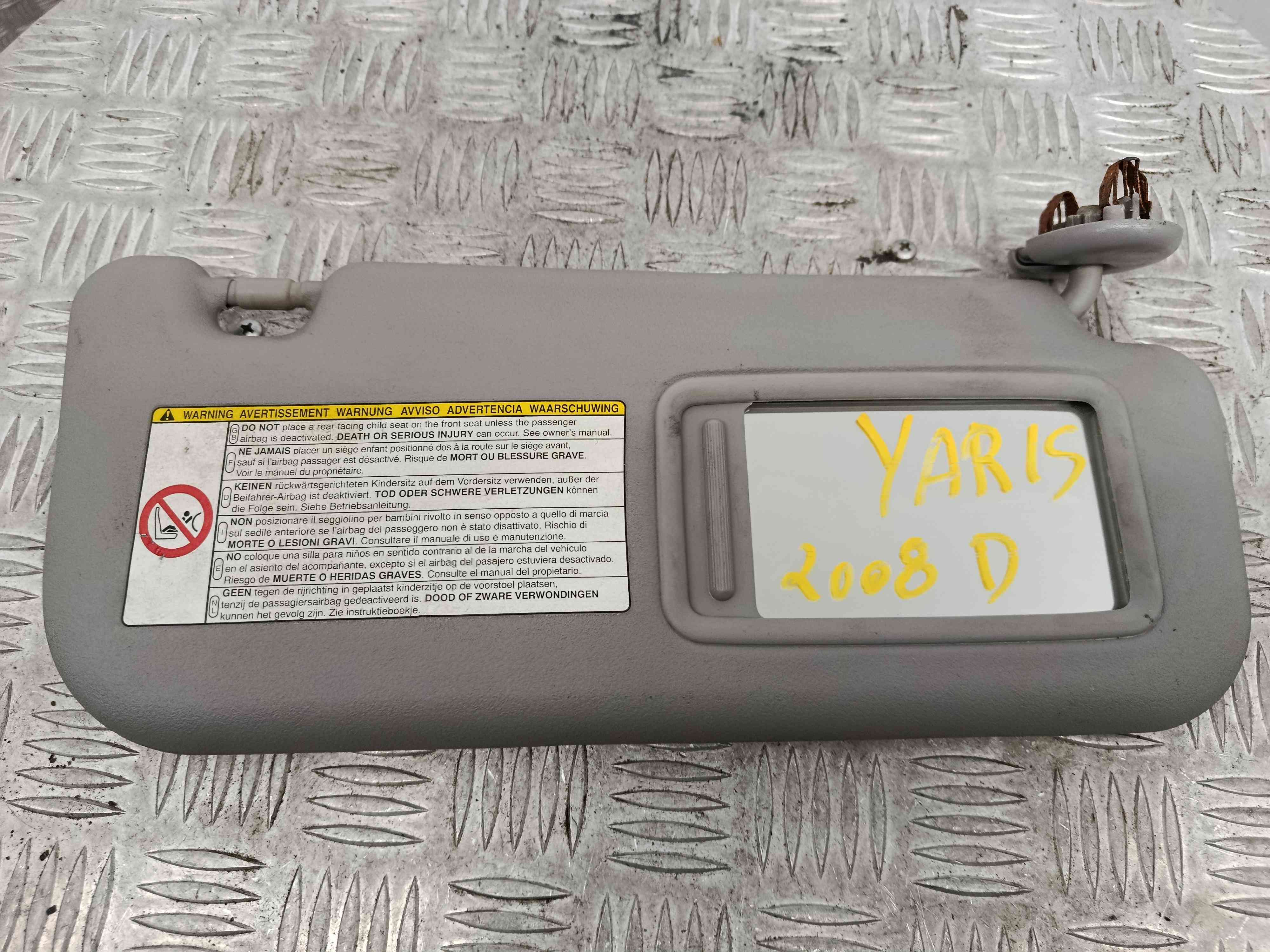 Pála de Sol Direita  - TOYOTA YARIS (_P9_), YARIS/VITZ (_P9_)-38493556