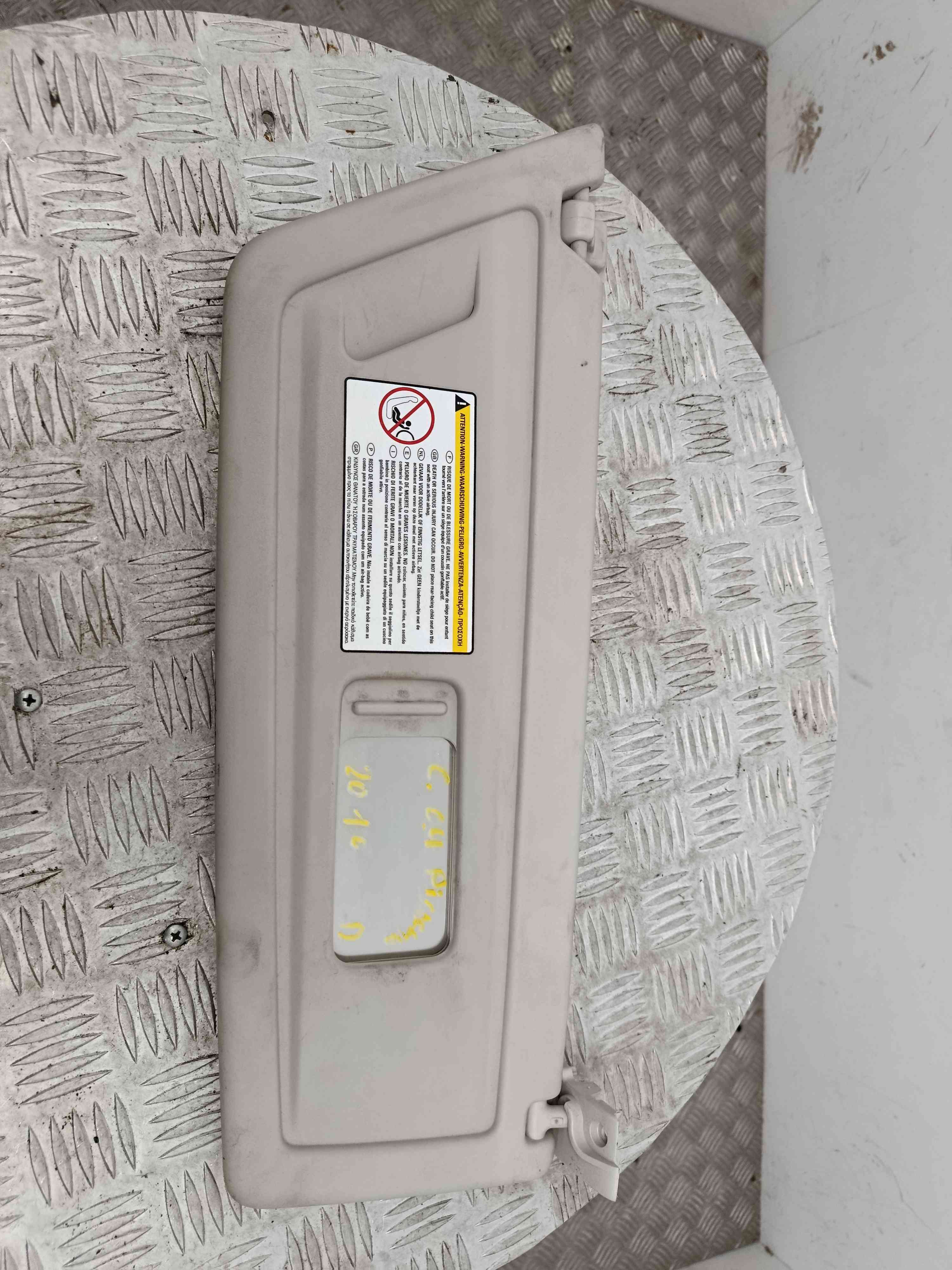 Pála de Sol Direita  - CITROËN C4 PICASSO I Veículo multiuso (UD_)-38497429