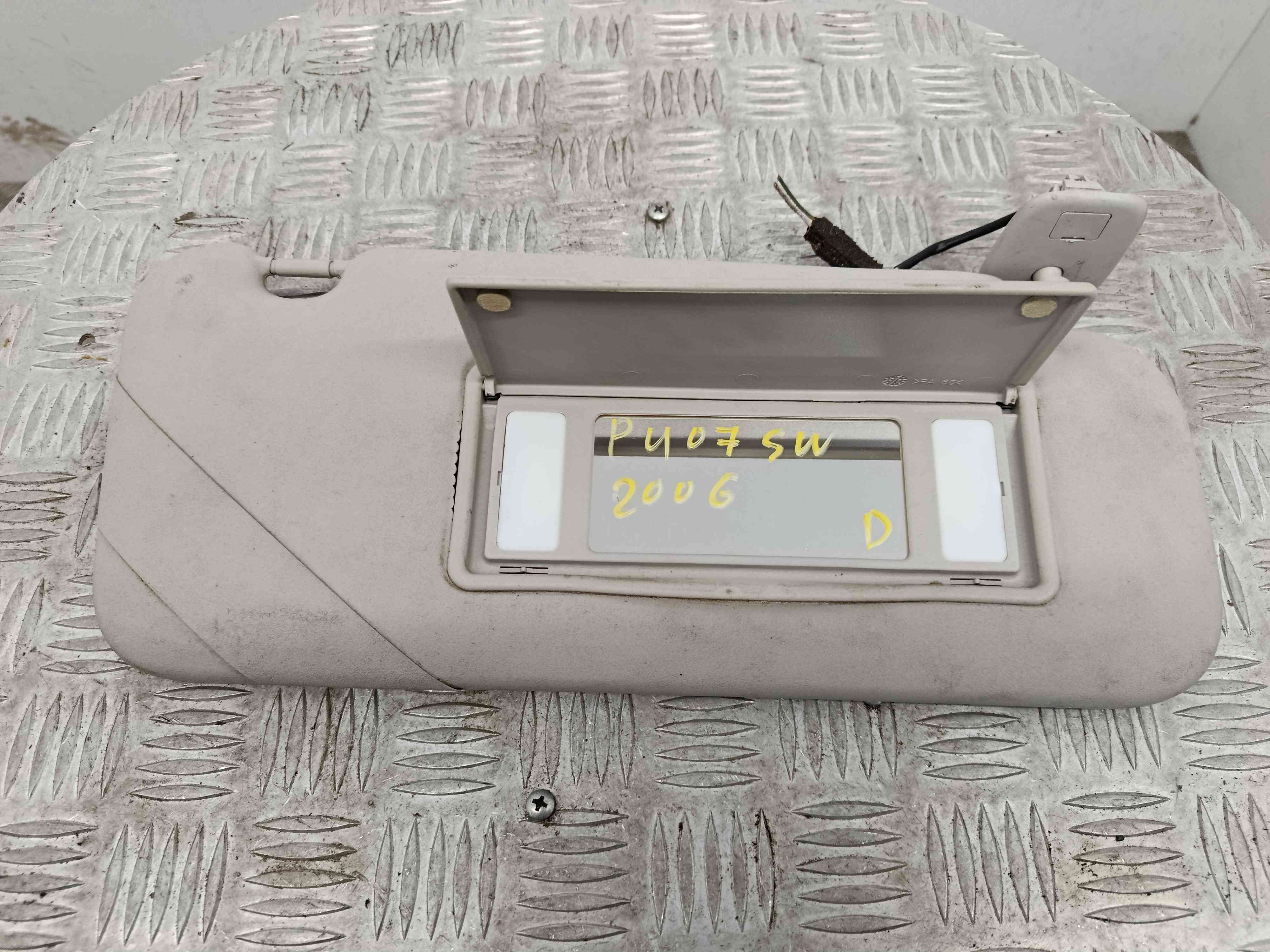 Pála de Sol Direita  - PEUGEOT 407 SW (6E_, 6D_)-38525724