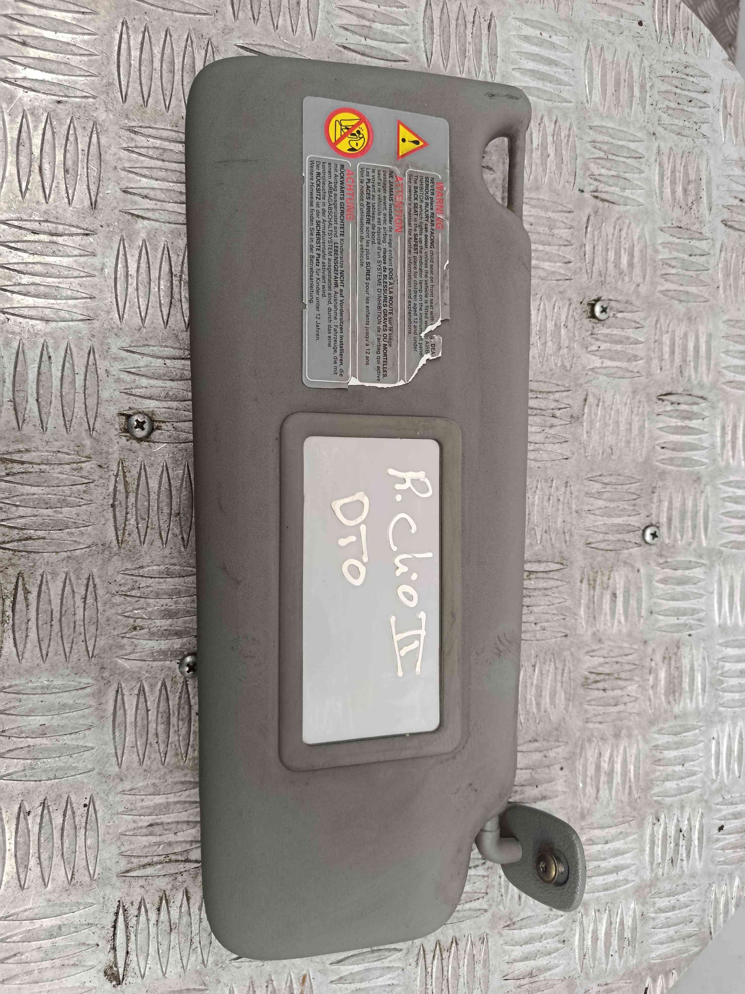 Pála de Sol Direita  - RENAULT CLIO II (BB_, CB_), CLIO Mk II (BB_, CB_)-38526323