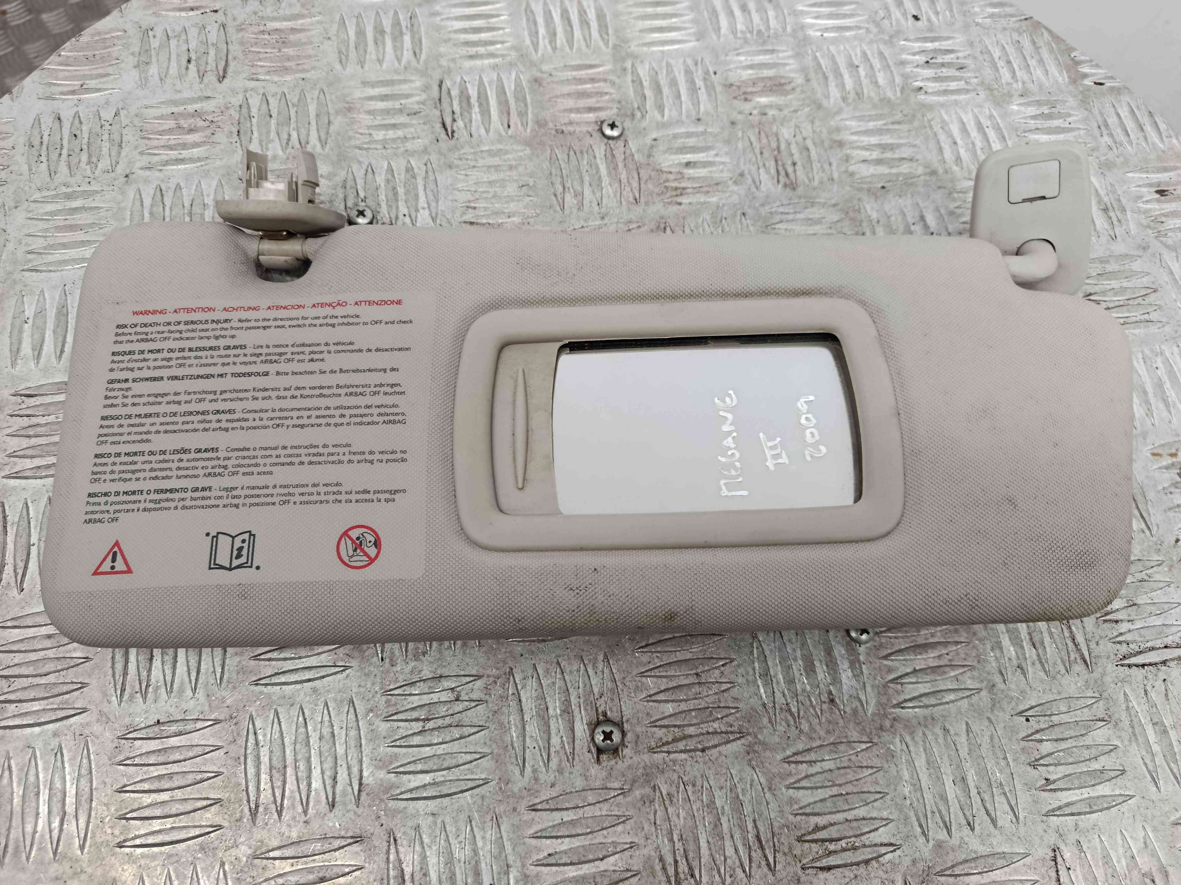 Pála de Sol Direita  - RENAULT MEGANE III Hatchback (BZ0/1_, B3_)-38526395