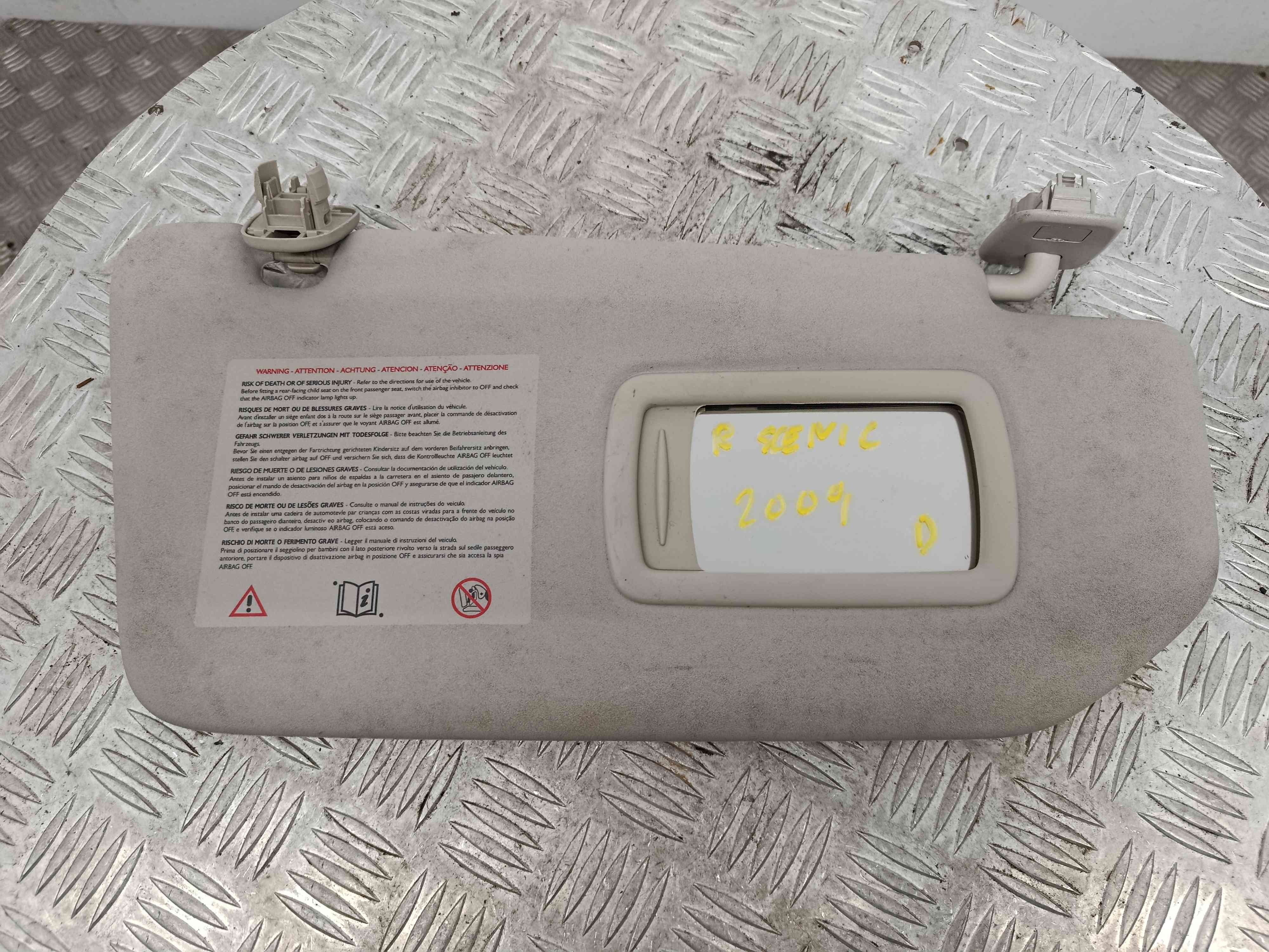 Pála de Sol Direita  - RENAULT SCÉNIC III (JZ0/1_)-38526445