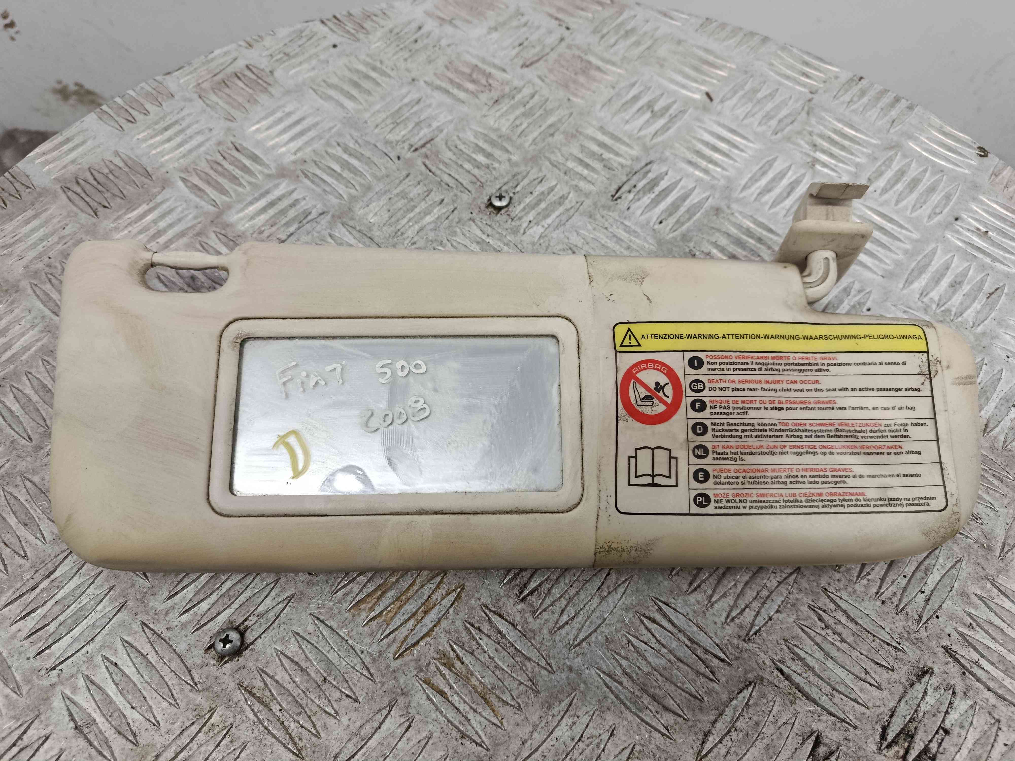 Pála de Sol Direita  - FIAT 500 (312_)-38526844