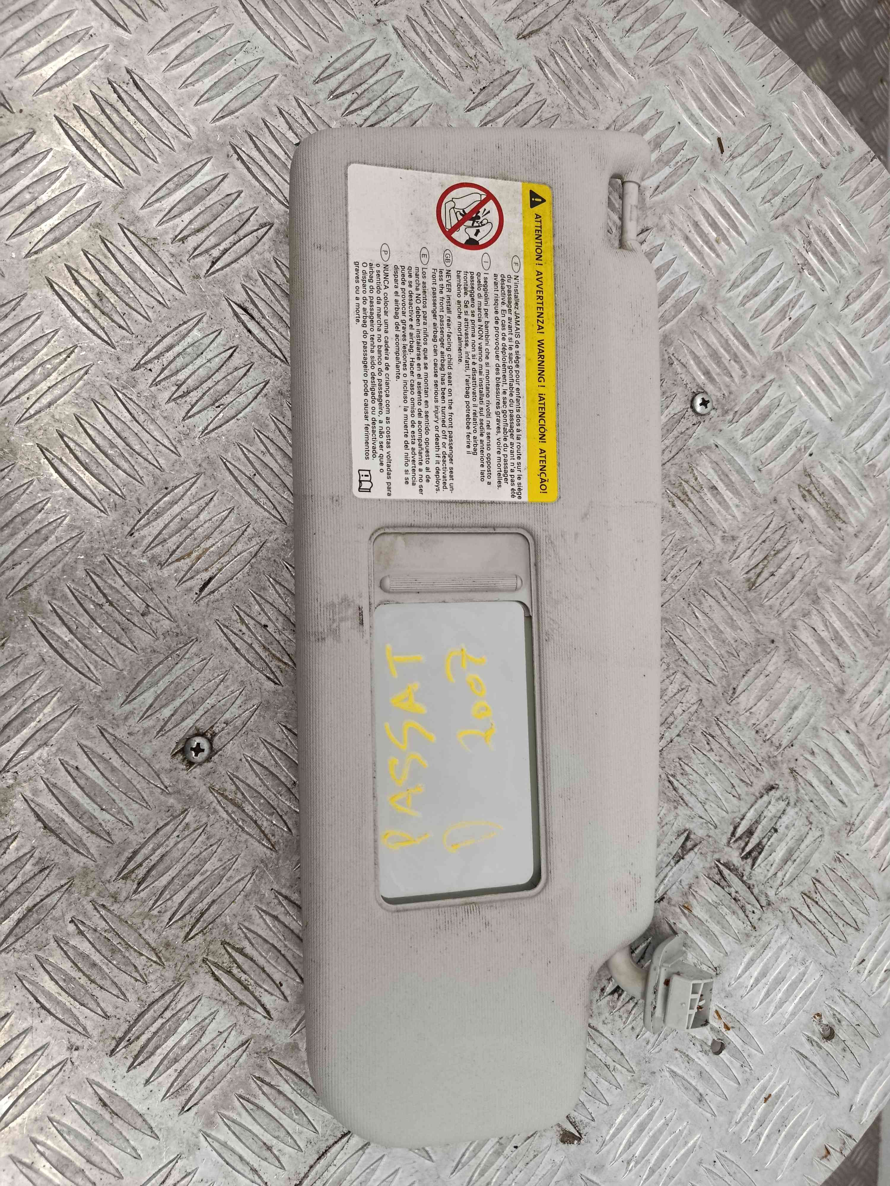 Pála de Sol Direita 3C0857552 - VW PASSAT B6 (3C2)-38527998