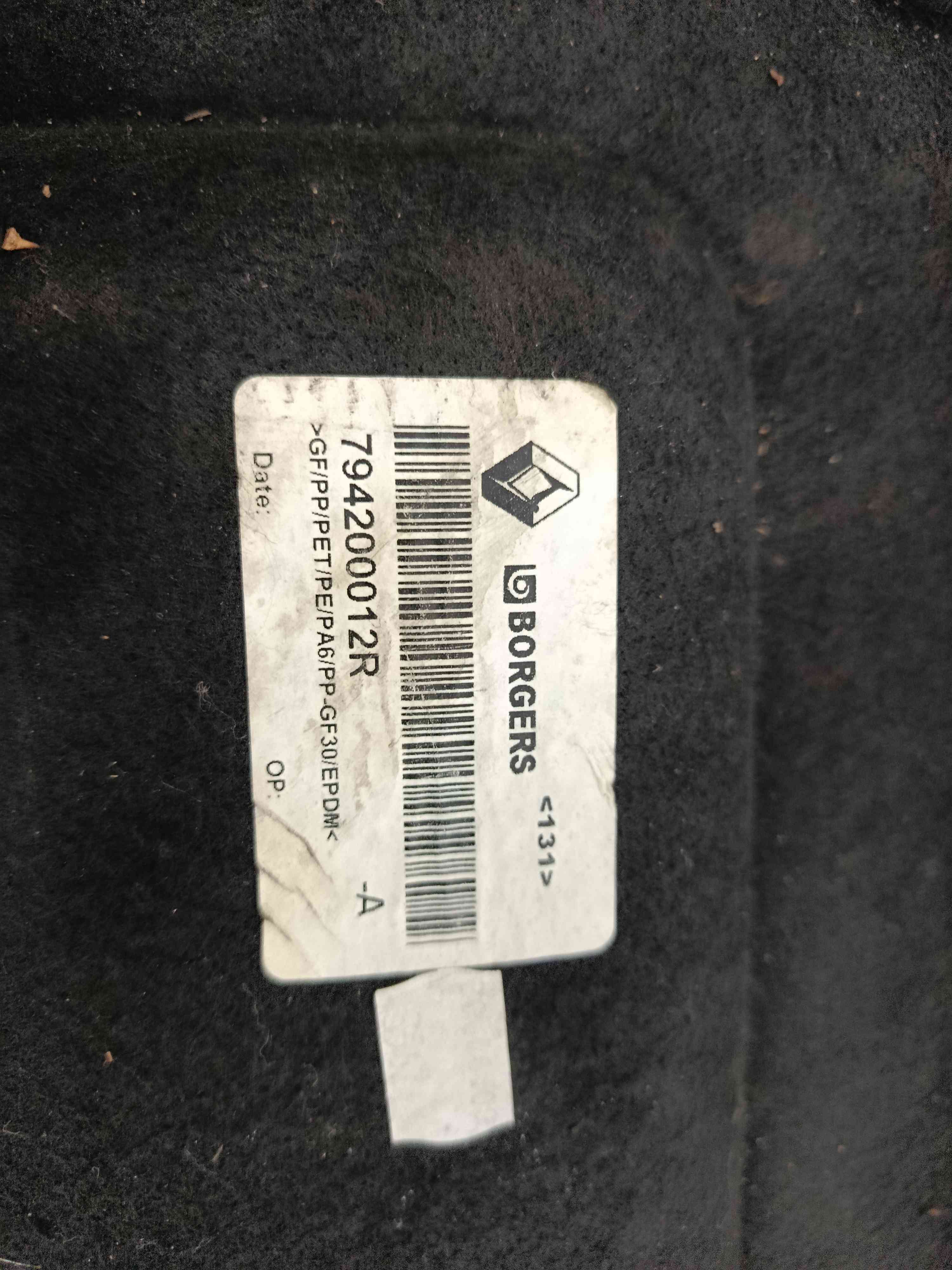 Chapeleira / Tampo da Mala 794200012R - RENAULT SCÉNIC II (JM0/1_)-38643394