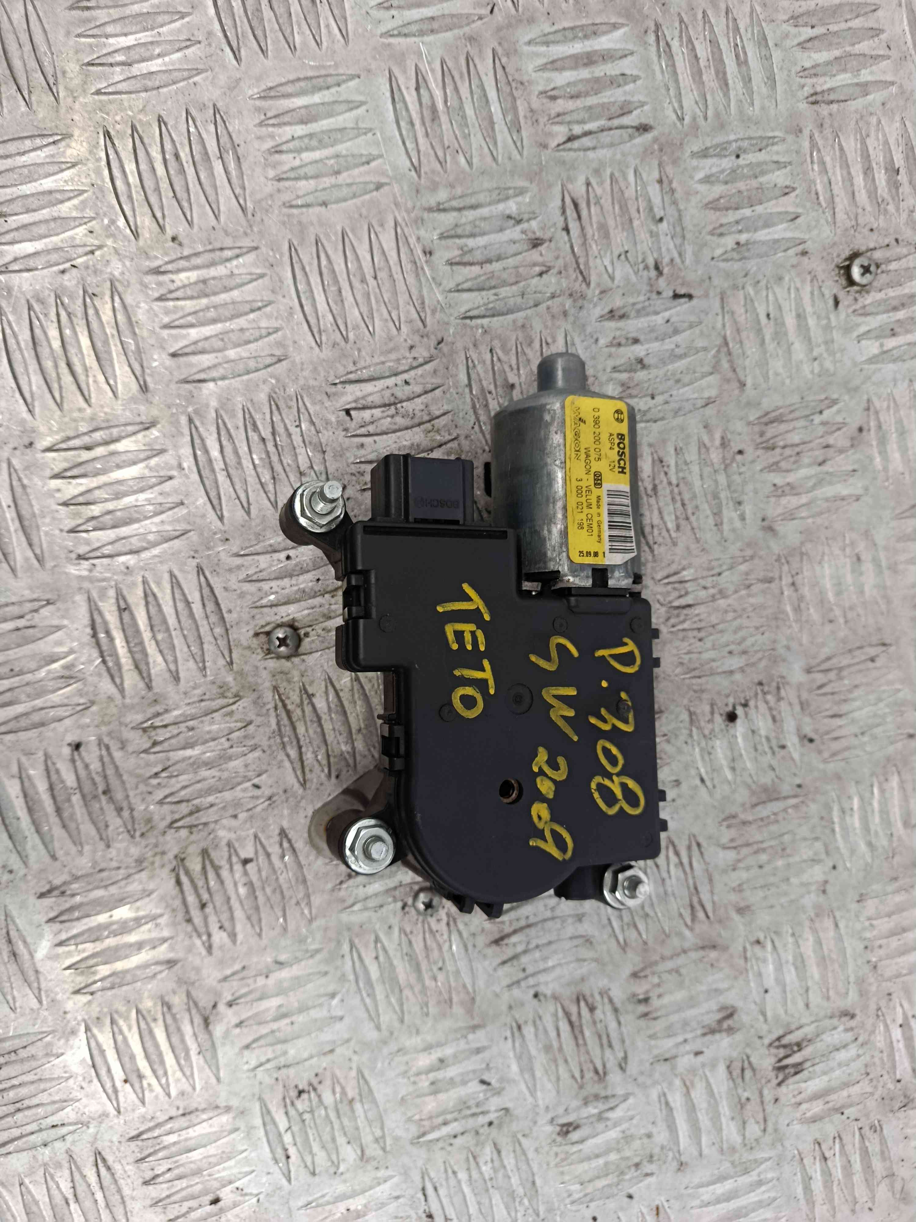 Motor do Teto de Abrir 3000021198 - PEUGEOT 308 SW I (4E_, 4H_)-38719914