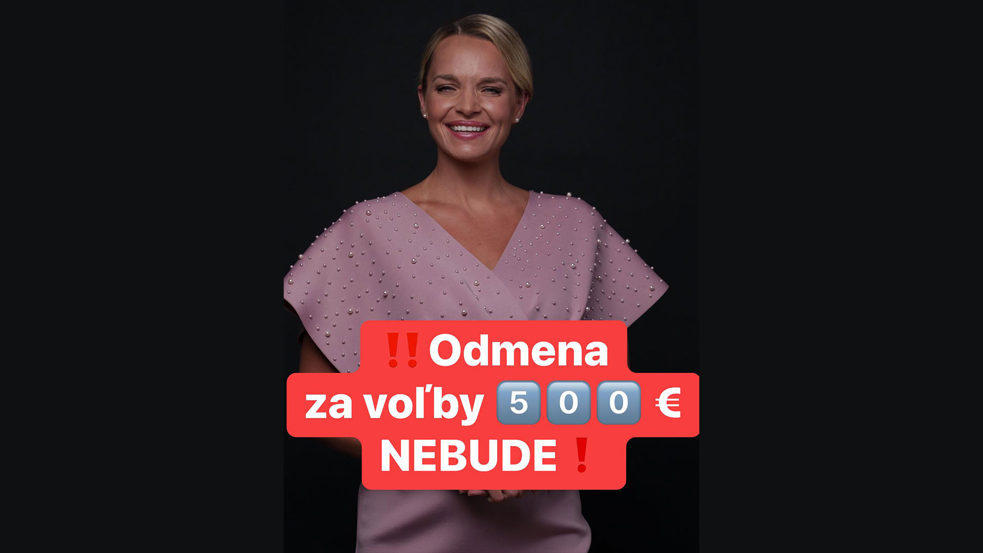 Romana Tabak: Nie! Nedostanete 500€ za voľby! - SlovenskýVečerník