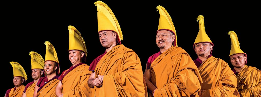 Tibetan Monks from Tashi Lhunpo Monaster...